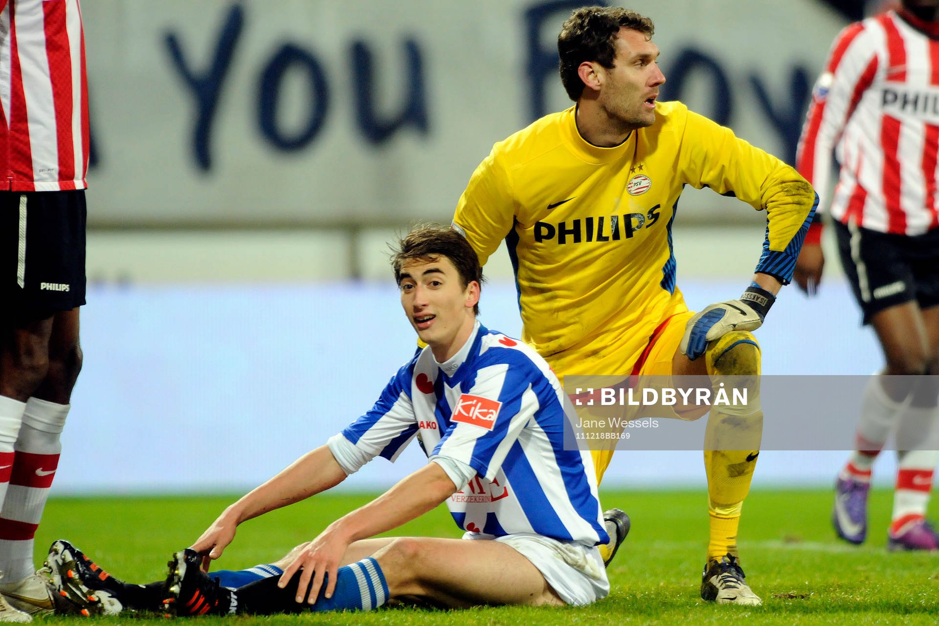 Filip Djuricic, Heerenveen och Andreas Isaksson, målvakt,