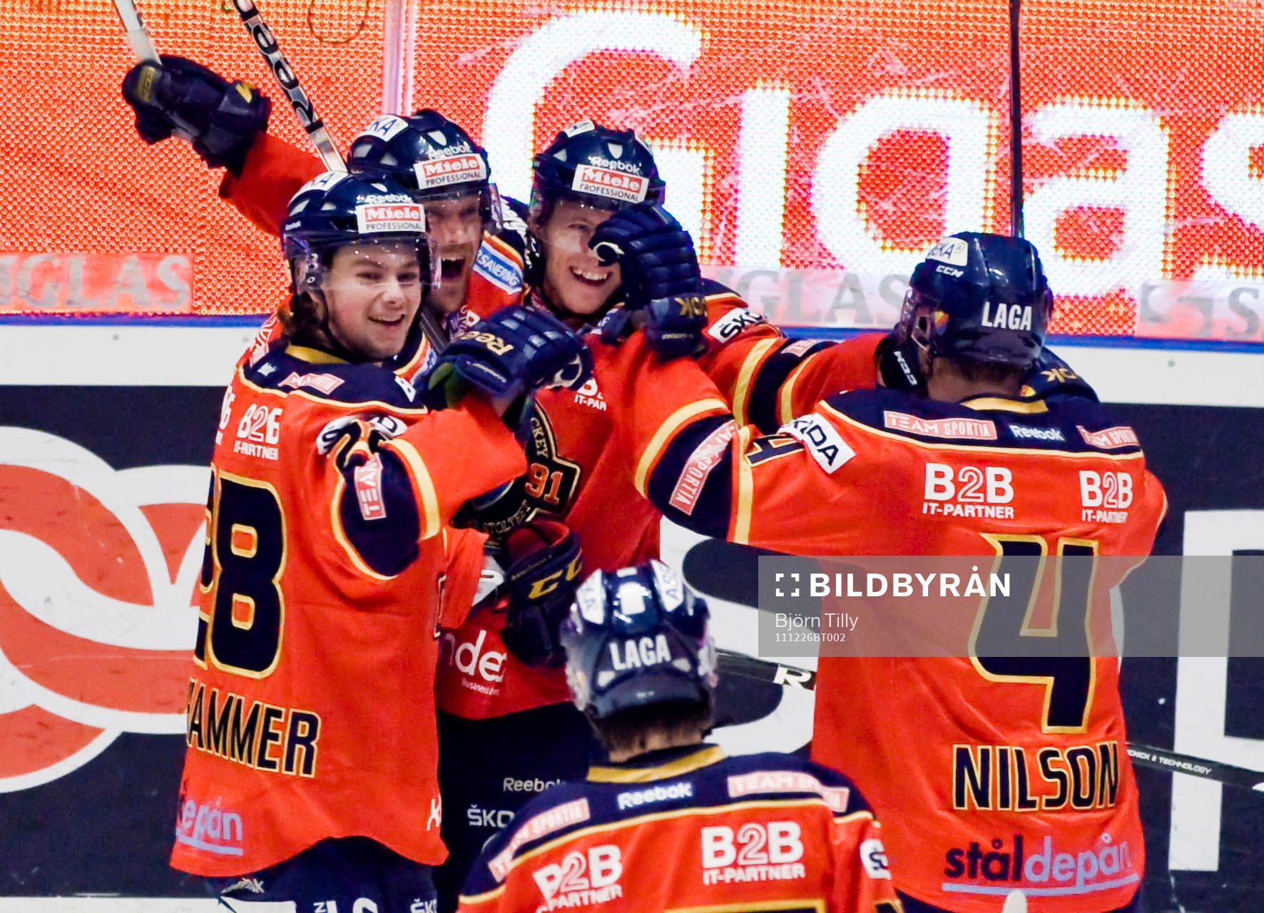 Kim Lennhammer, Jimmie Ölvestad, Jonas Almtorp och Marcus