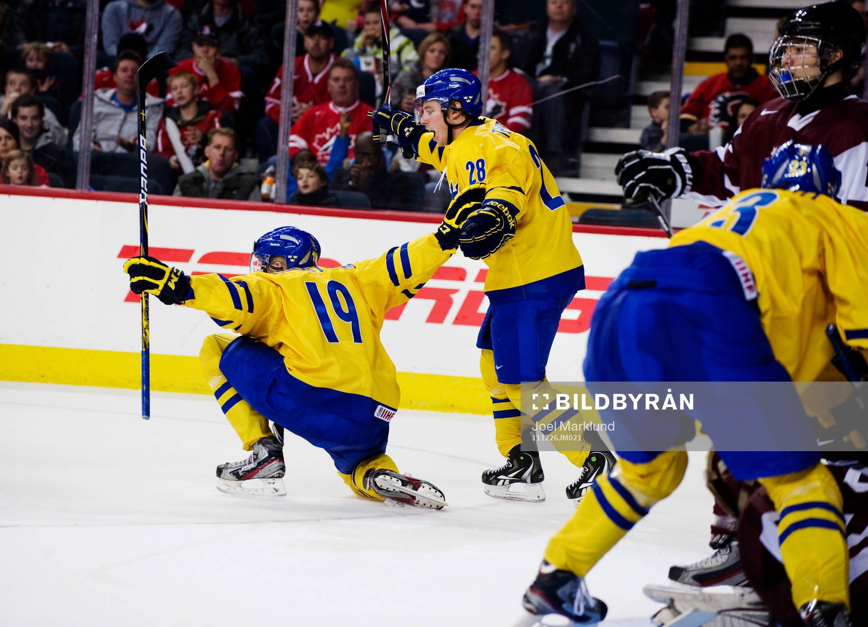 Joakim Nordström, Sverige, jubel