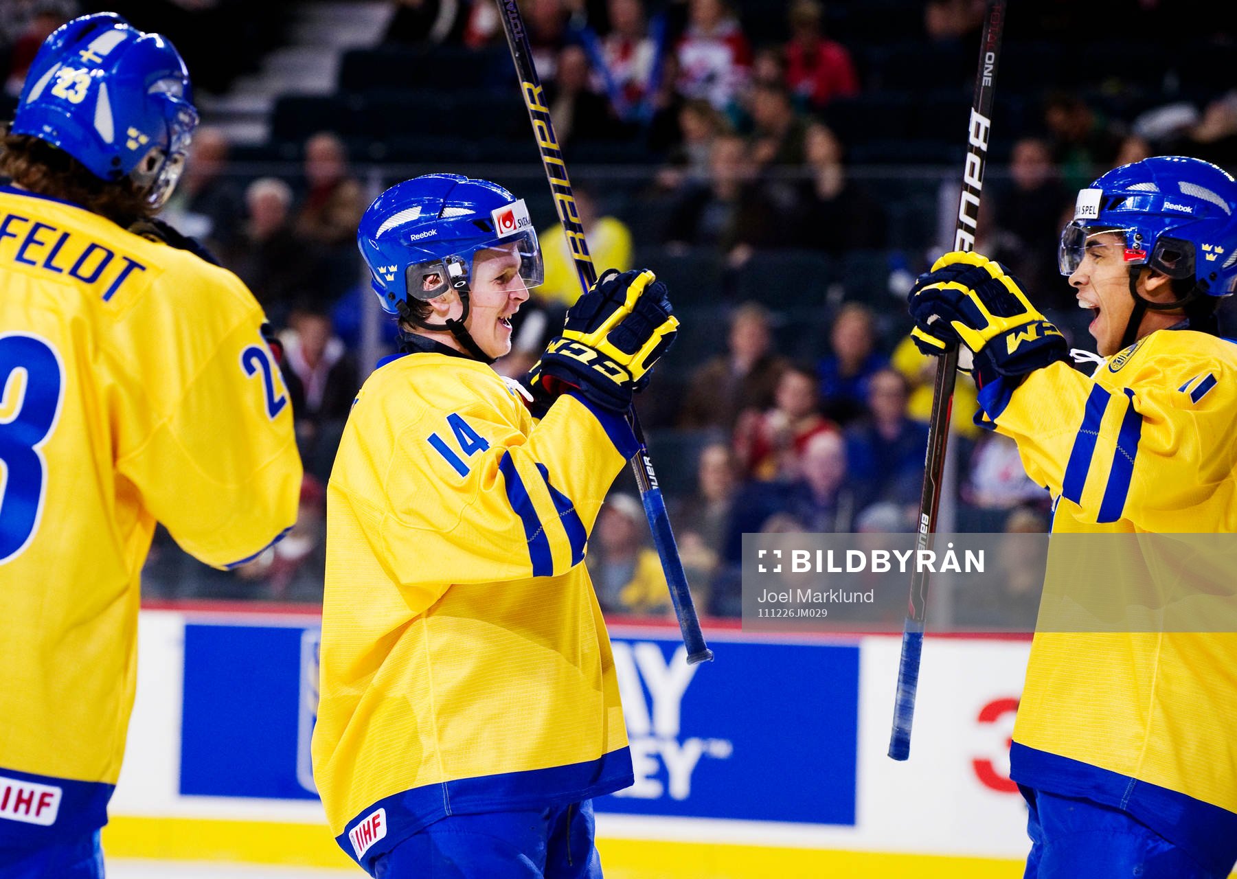 Max Friberg och Jeremy Boyce Rotevall, Sverige, jubel
