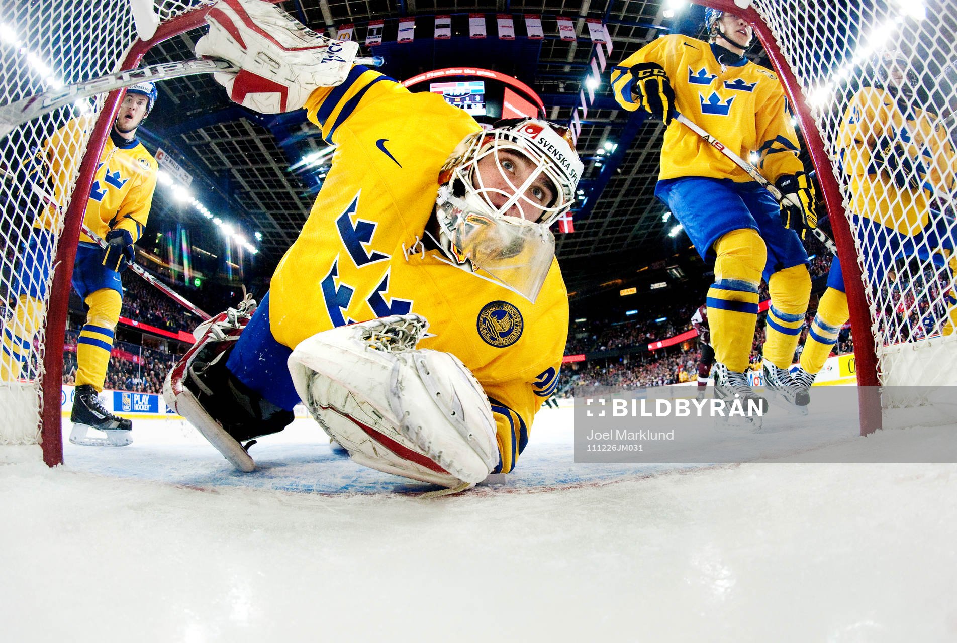 Johan Gustafsson, målvakt, Sverige