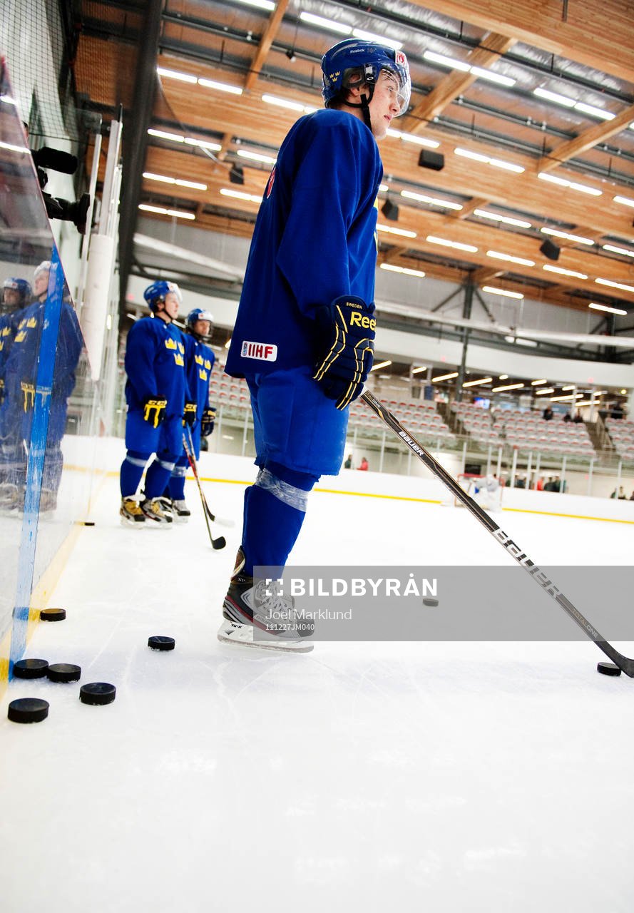 Johan Larsson tränade igen