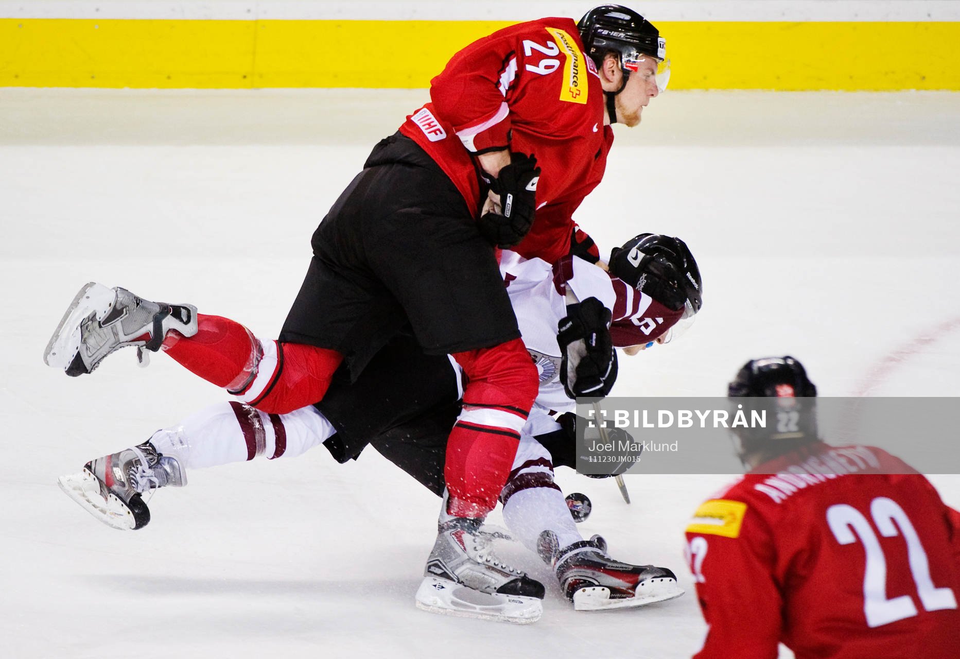 Tanner Richard, Schweiz och Maris Dilevka, Lettland,