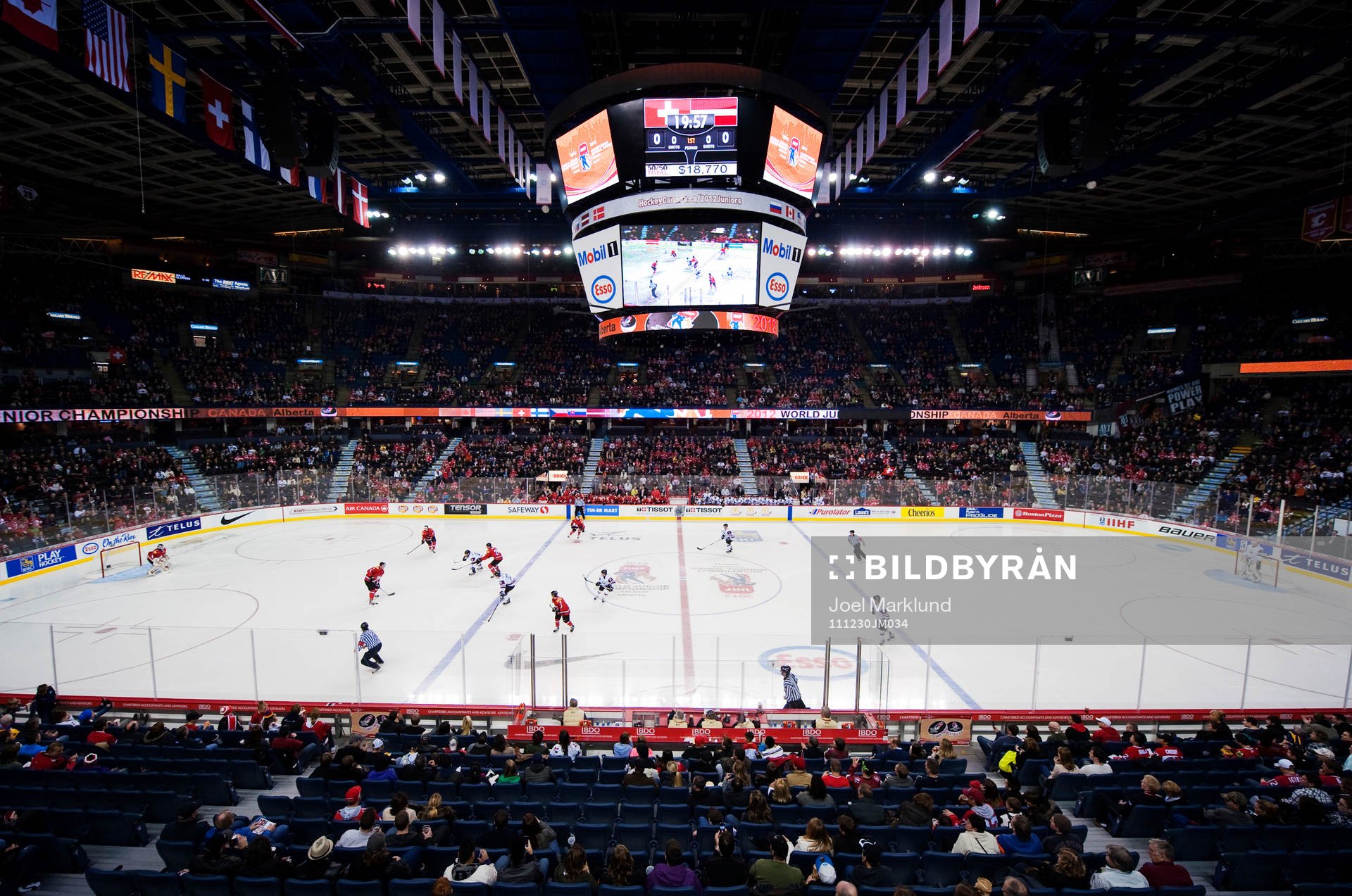 Scotiabank Saddledome, interiör, genre