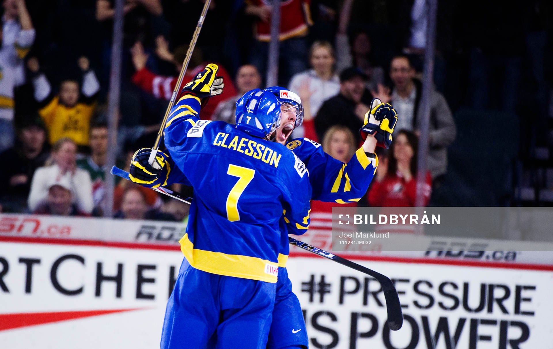 Fredrik Claesson och Patrik Nemeth, glädje, jubel