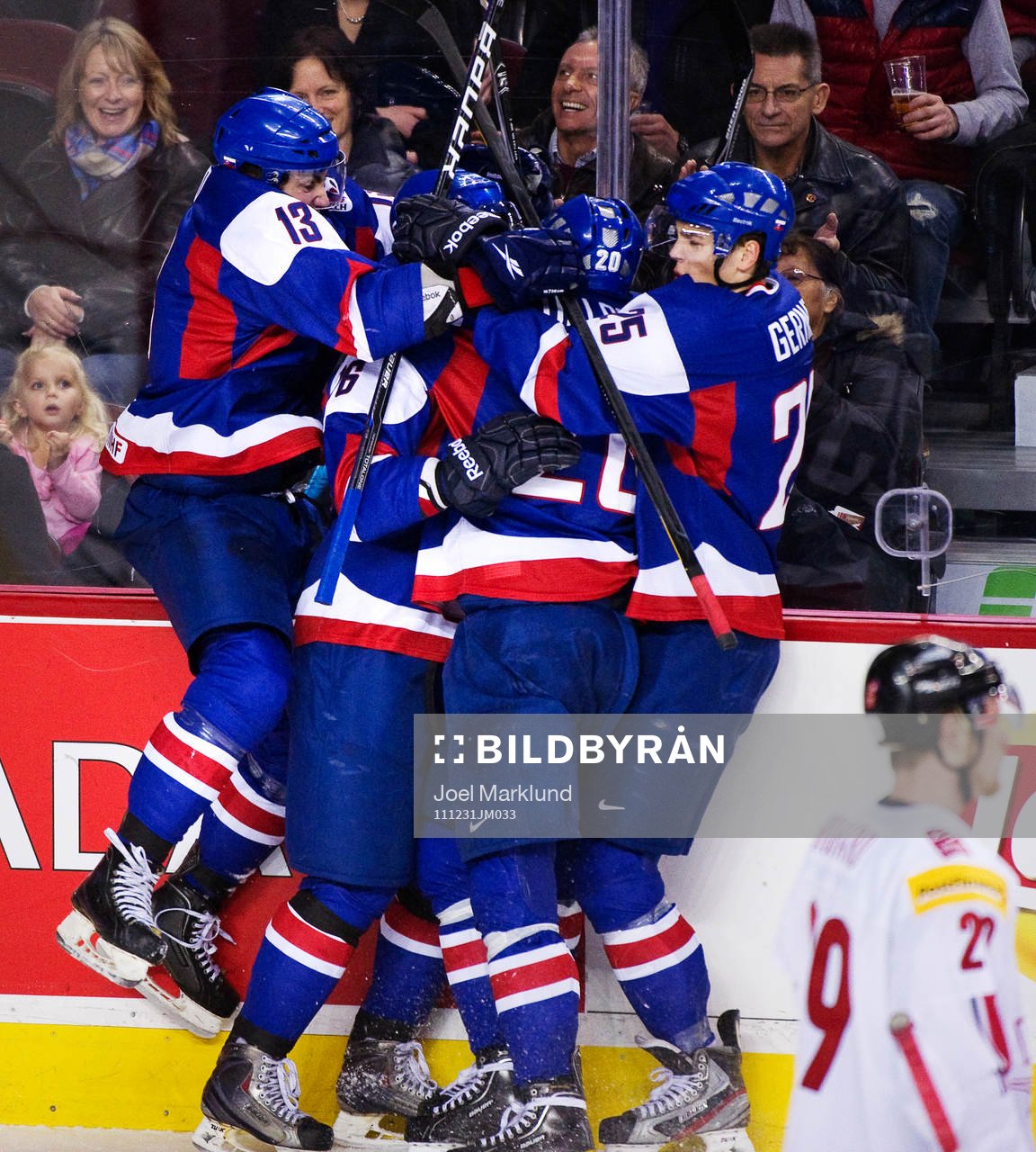 Tomas Jurco, Matus Chovan, Martin Daloga och Martin Gernat,