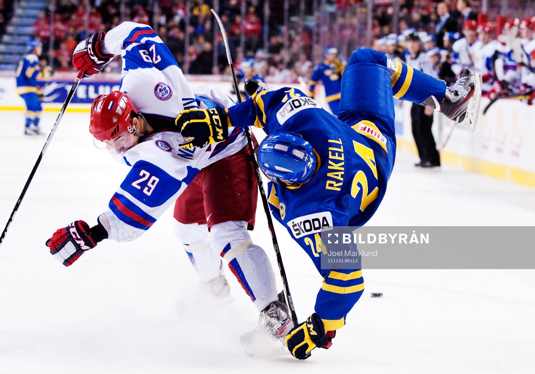 Nikita Nesterov, Ryssland och Rickard Rakell, Sverige,