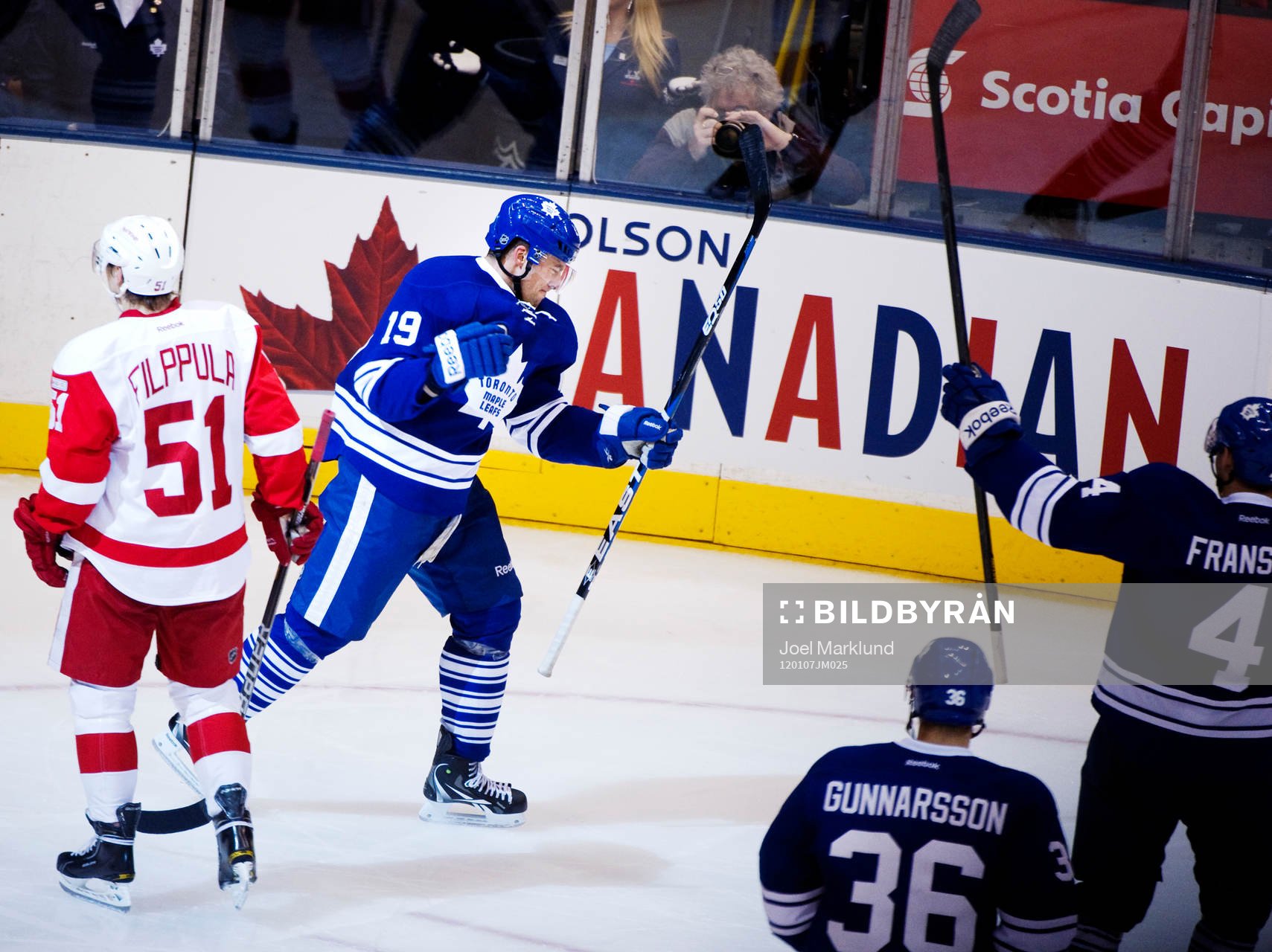 Joffrey Lupul, Toronto, jubel