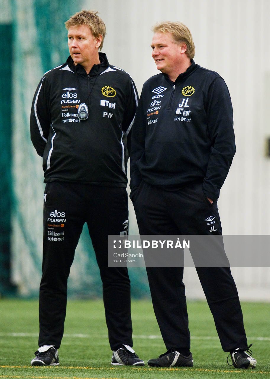 Peter Wettergren, tränare, Jörgen Lennartsson, tränare,