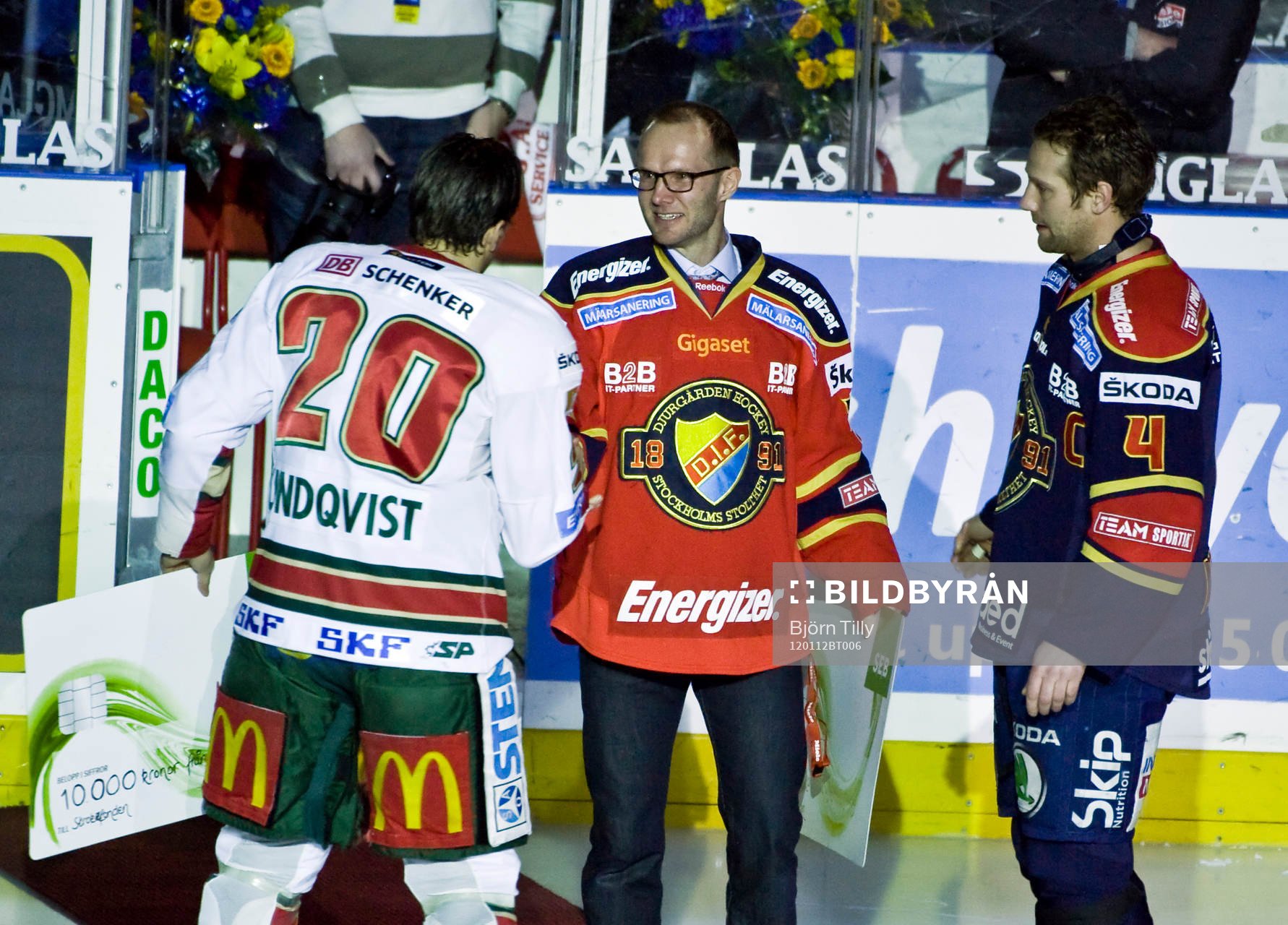 Joel Lundqvist, Frölunda, Nils Ekman och Marcus Nilson,