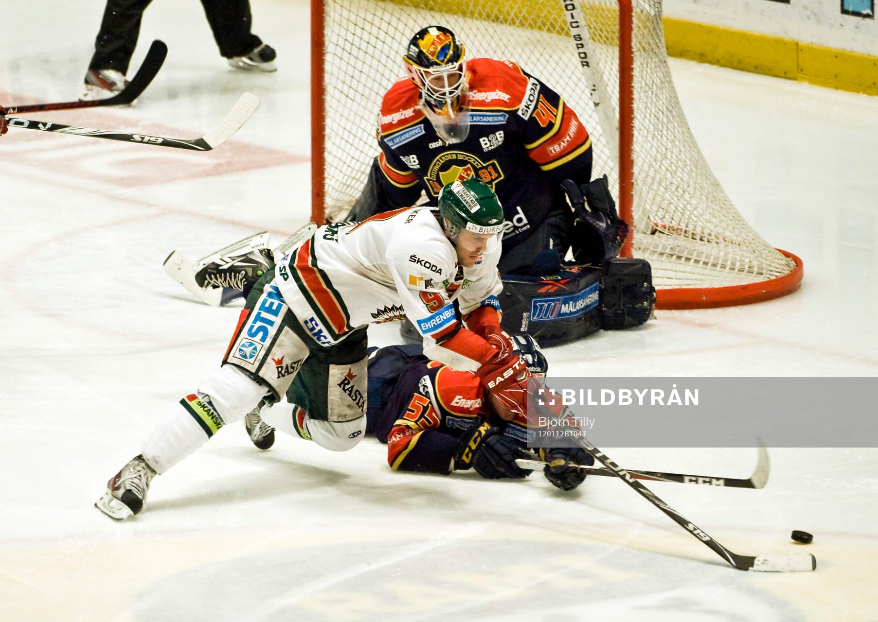 Magnus Kahnberg, Frölunda, Gustaf Wesslau, målvakt,