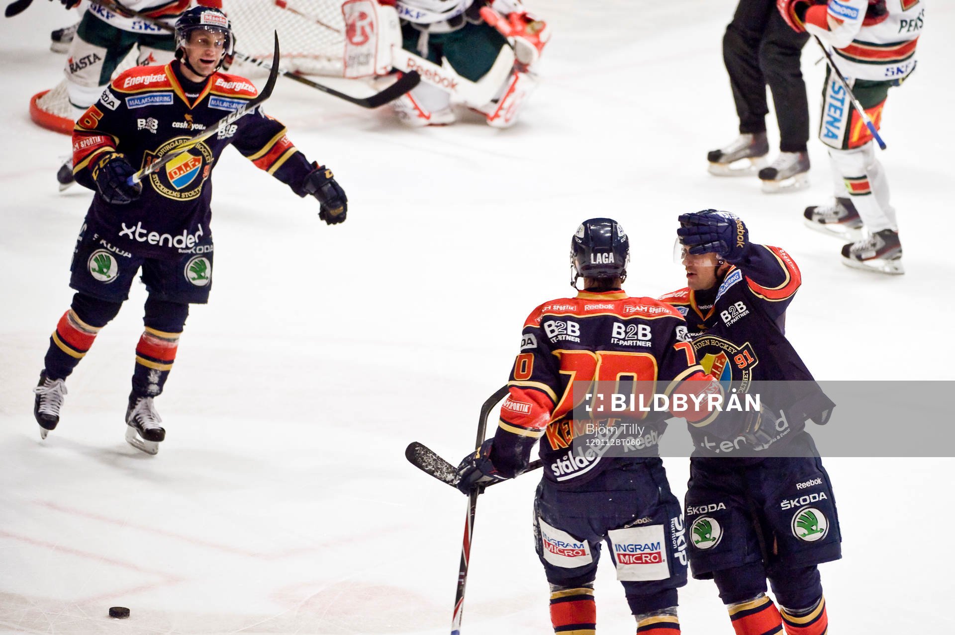 Tim Eriksson, Mario Kempe och Christian Eklund, Djurgården