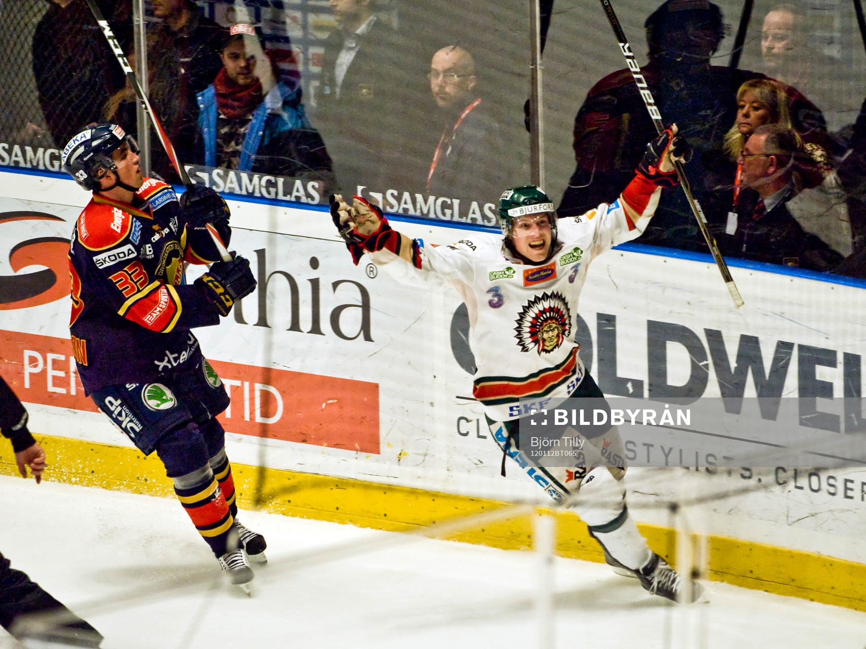 Erik Gustafsson, Djurgården och Mathis Olimb, Frölunda,