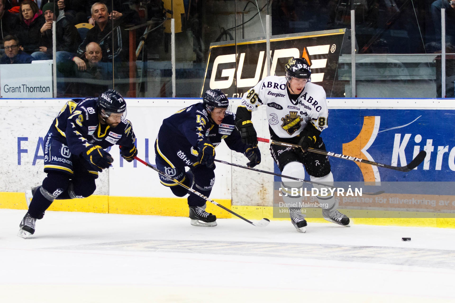 Oscar Ahlström, AIK, Andreas Falk, HV71 och Johan