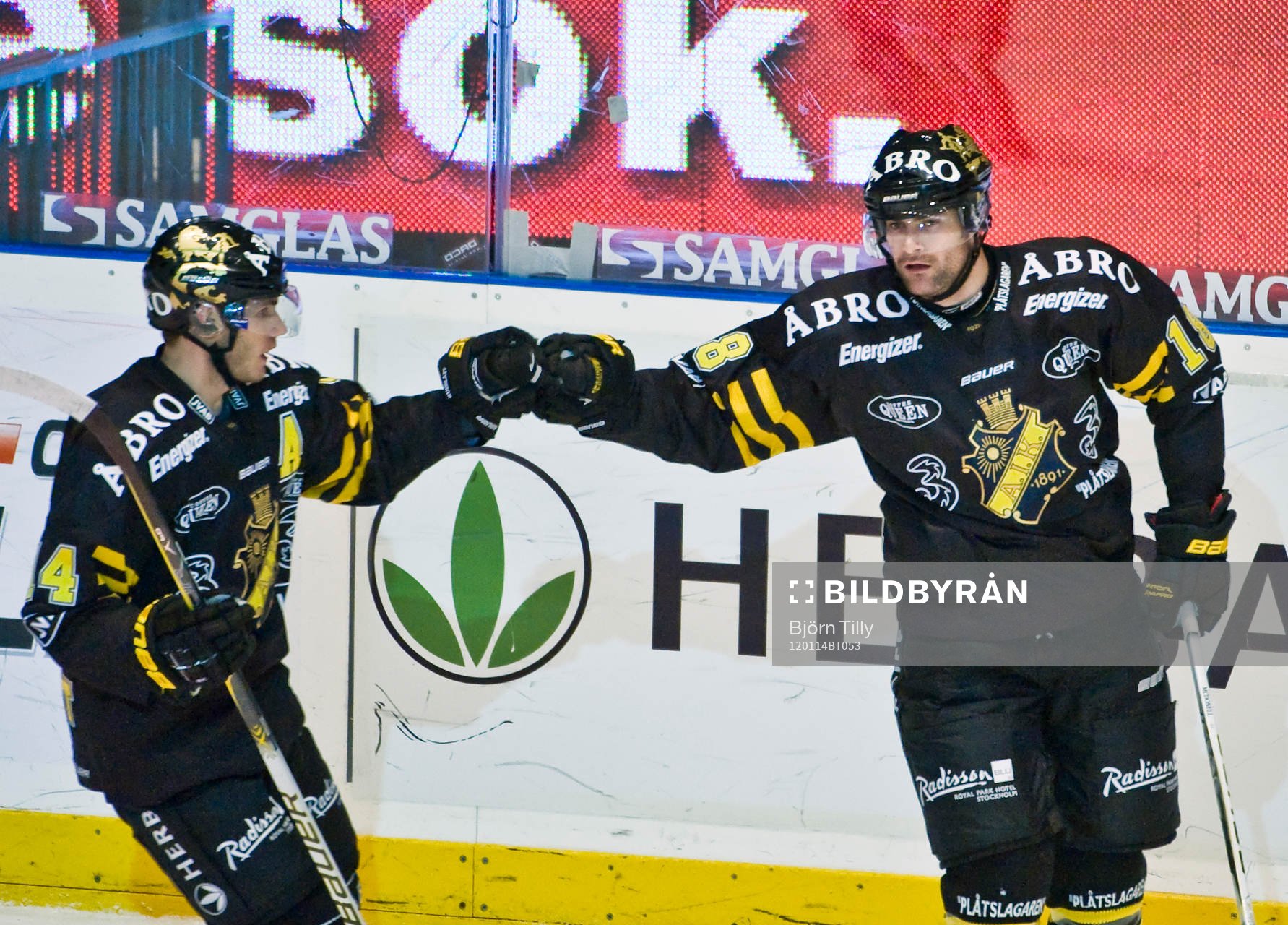 Daniel Rudslätt och Kent McDonell, AIK