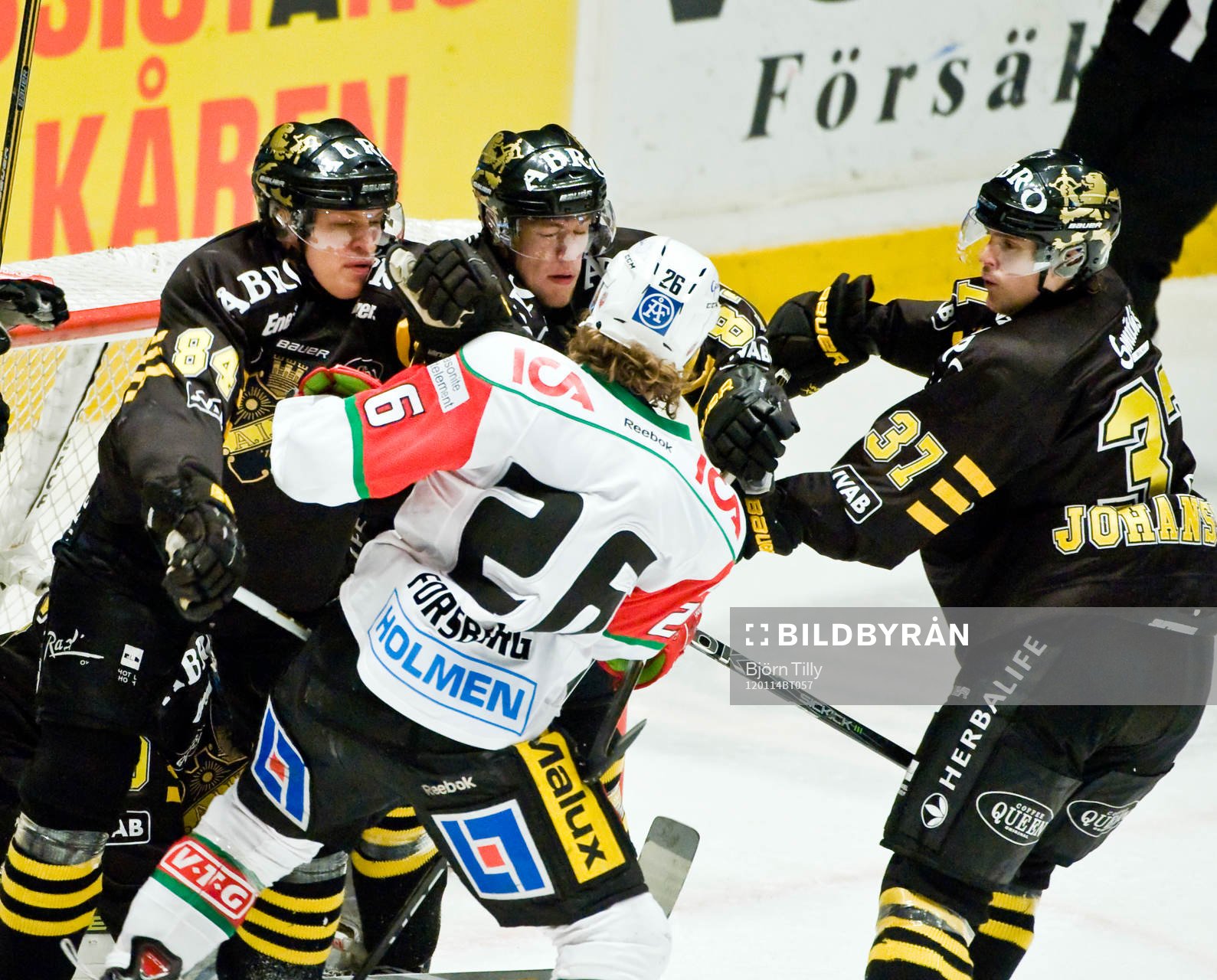 Patric Blomdahl, Robert Rosén och Stefan Johansson, AIK