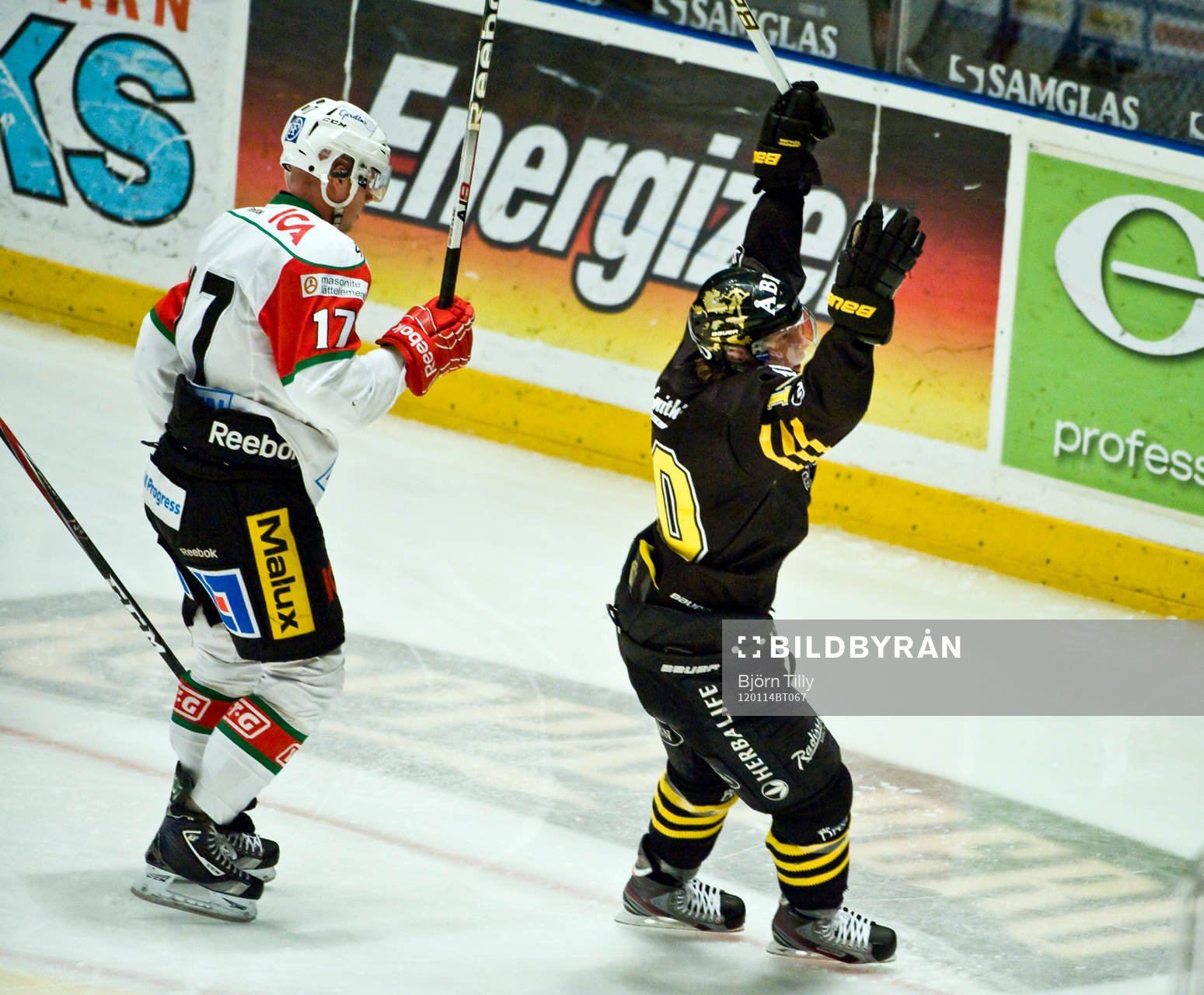 Morten Madsen, Modo och Richard Gynge, AIK, jubel