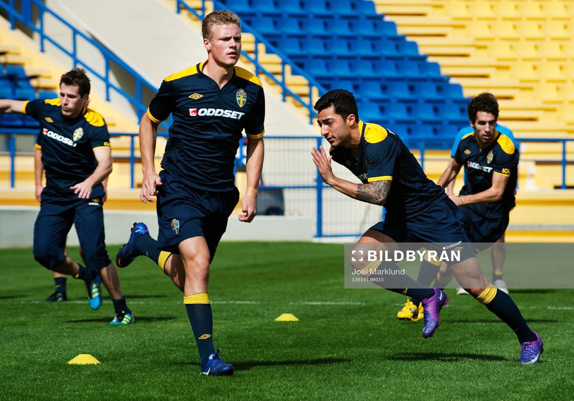 Tobias Hysén, Oscar Hiljemark, Jiloan Hamad och Jimmy