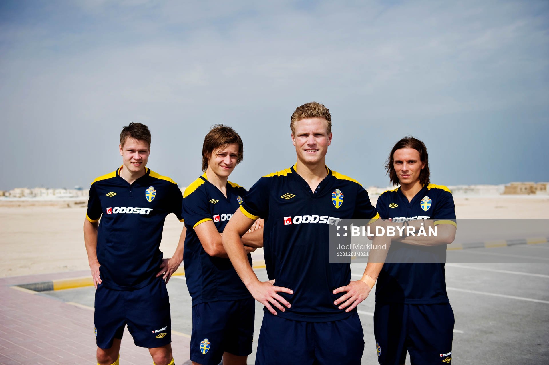 Viktor Claesson, Simon Thern, Oscar Hiljemark och Niklas