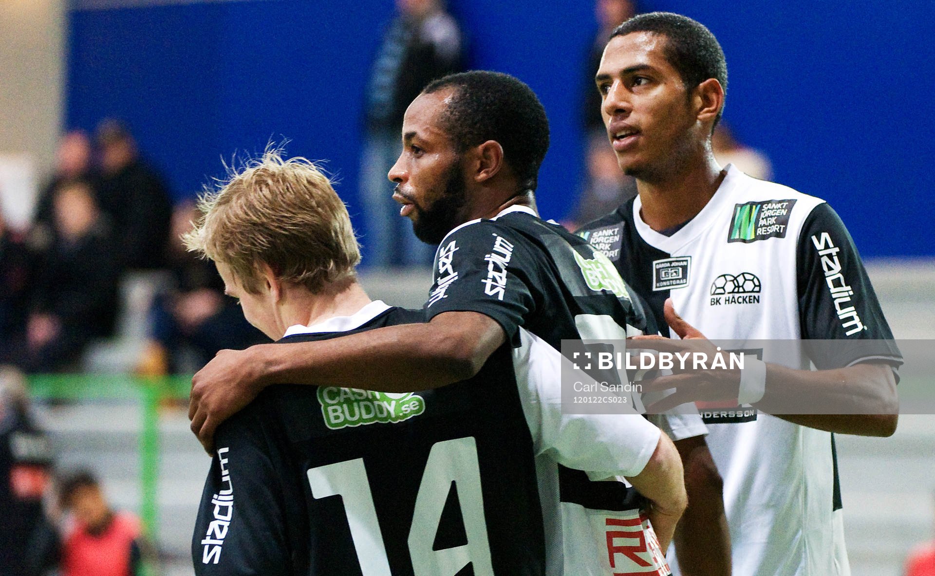 Rene Makondele, Eddie Hernandez, Häcken, jubel