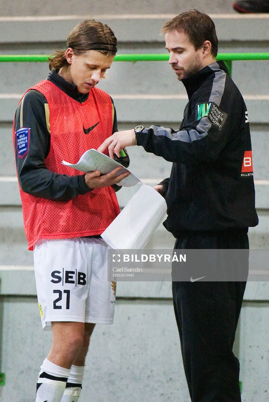 Jesper Westermark, pratar med Christian Lundström,