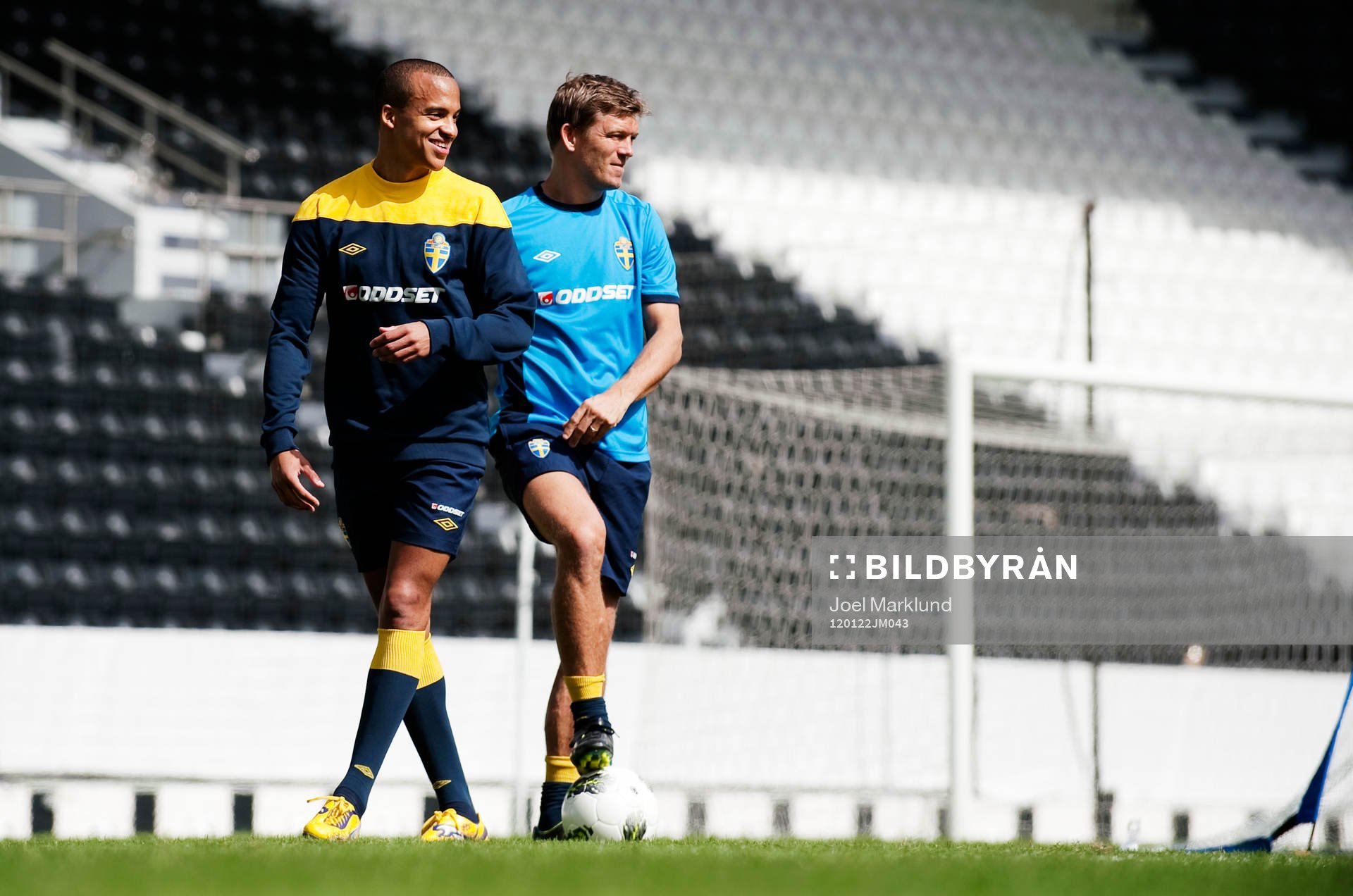 Marcus Olsson och Marcus Allbäck, players manager
