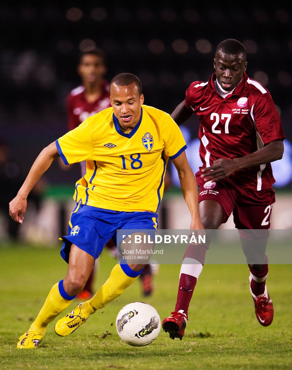 Marcus Olsson, Sverige, och Sergin Abdulkhader, Qatar