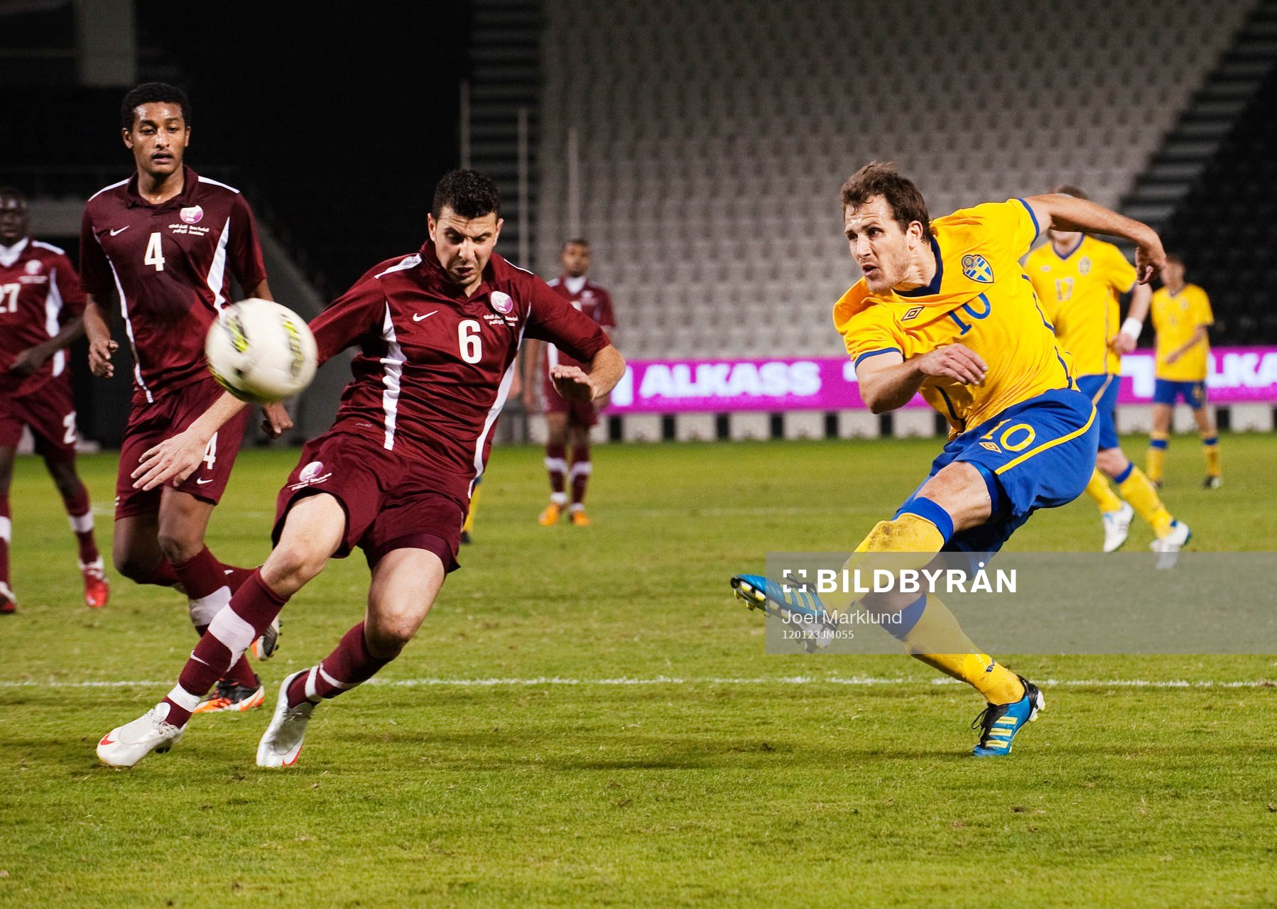 Tobias Hysén, Sverige, skjuter