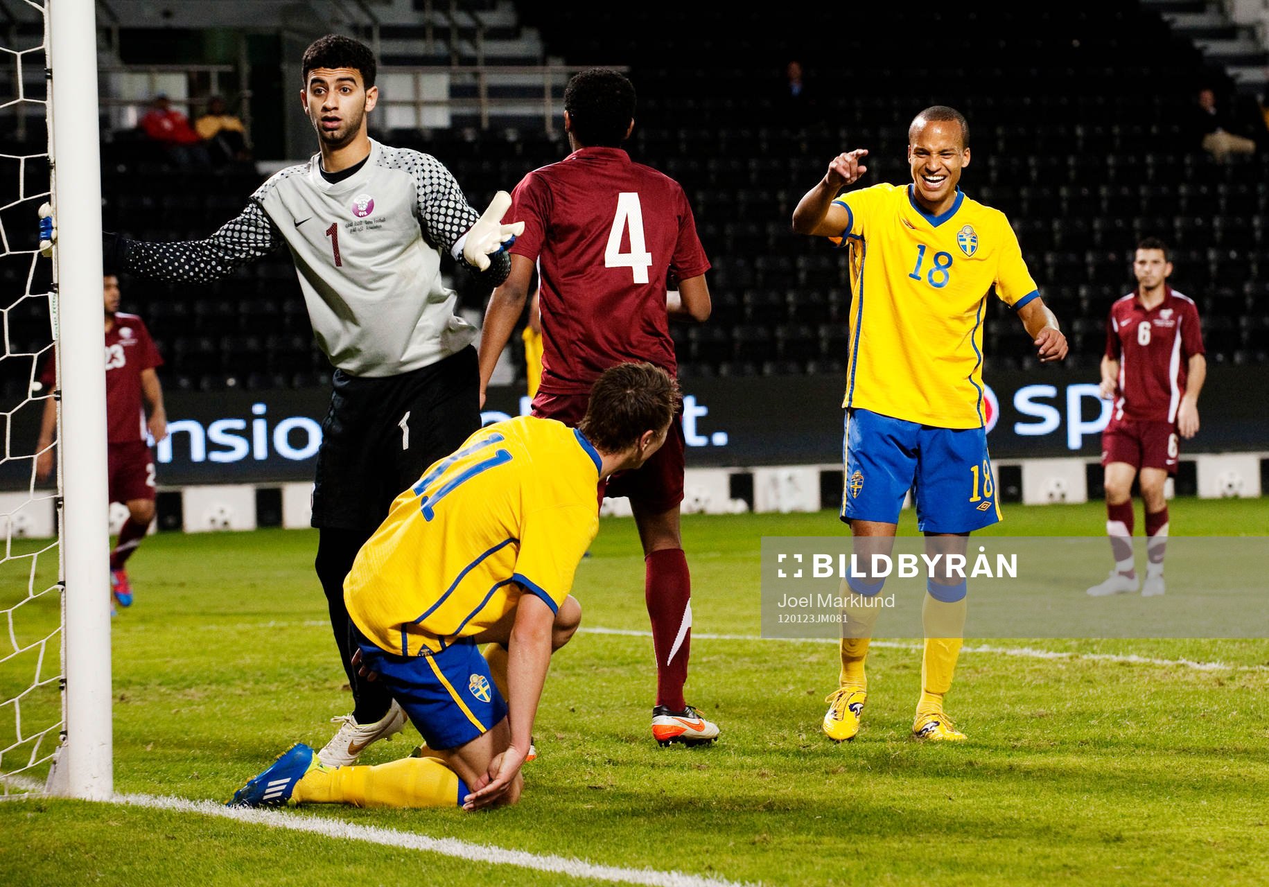 Viktor Claesson och Marcus Olsson, Sverige, jublar
