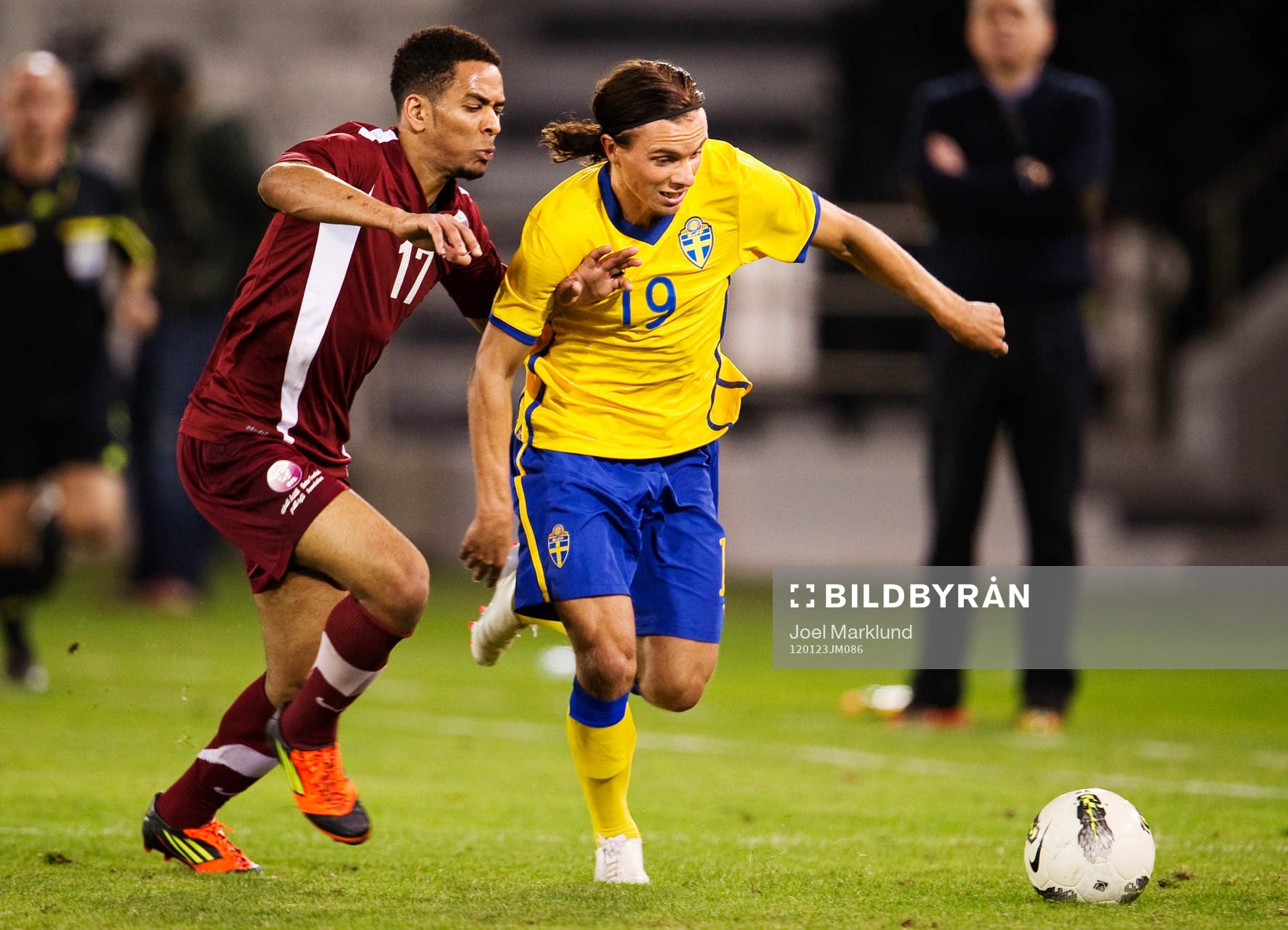 Naser Nabeel Saad, Qatar, och Niklas Hult, Sverige