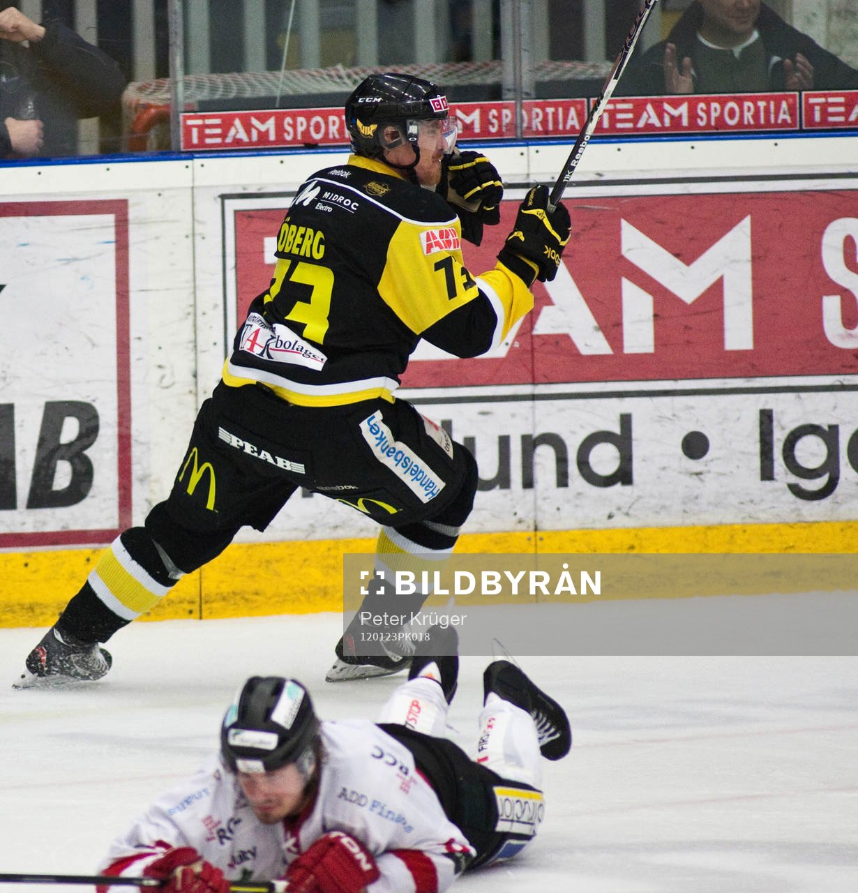 Peter Öberg, Västerås, jubel