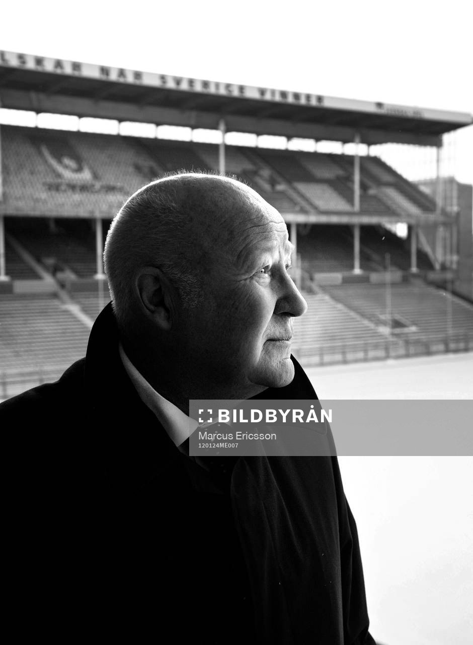   Lars-Åke Lagrell, avgående ordförande i Svenska Fotbollförbundet