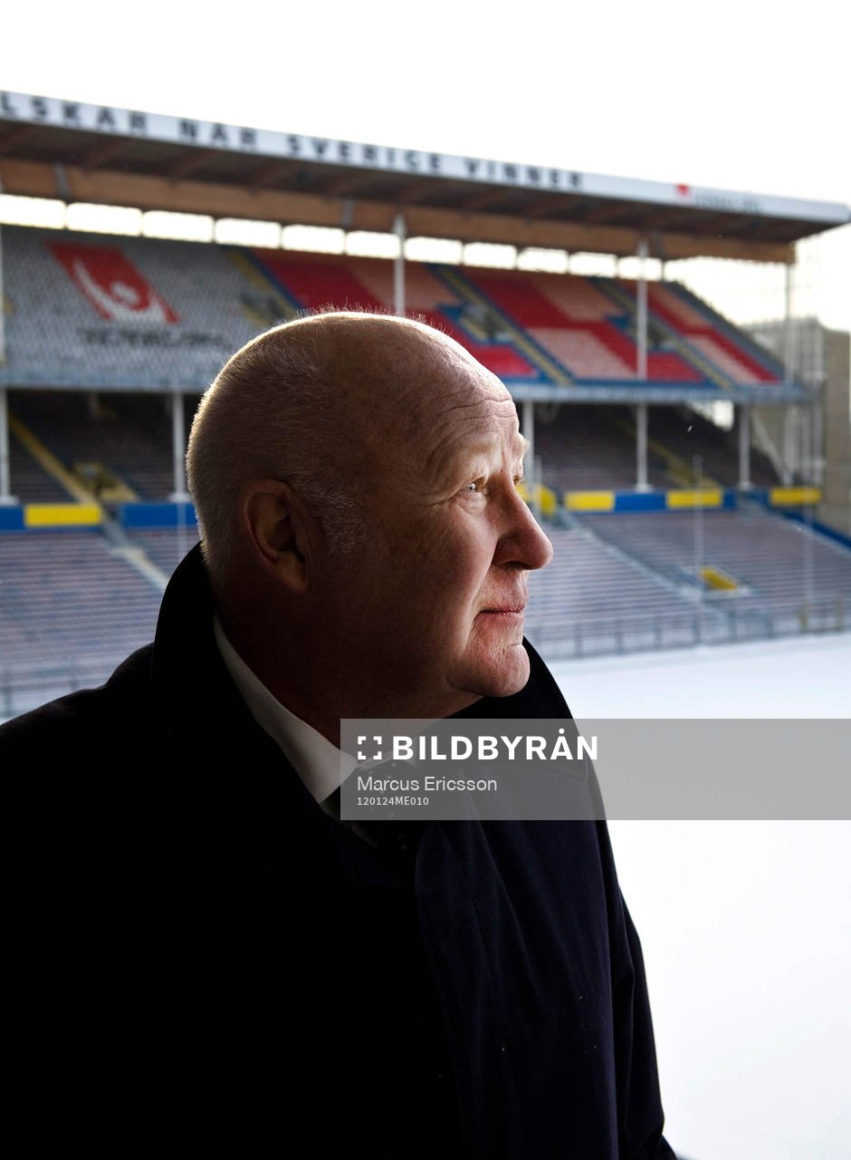   Lars-Åke Lagrell, avgående ordförande i Svenska Fotbollförbundet