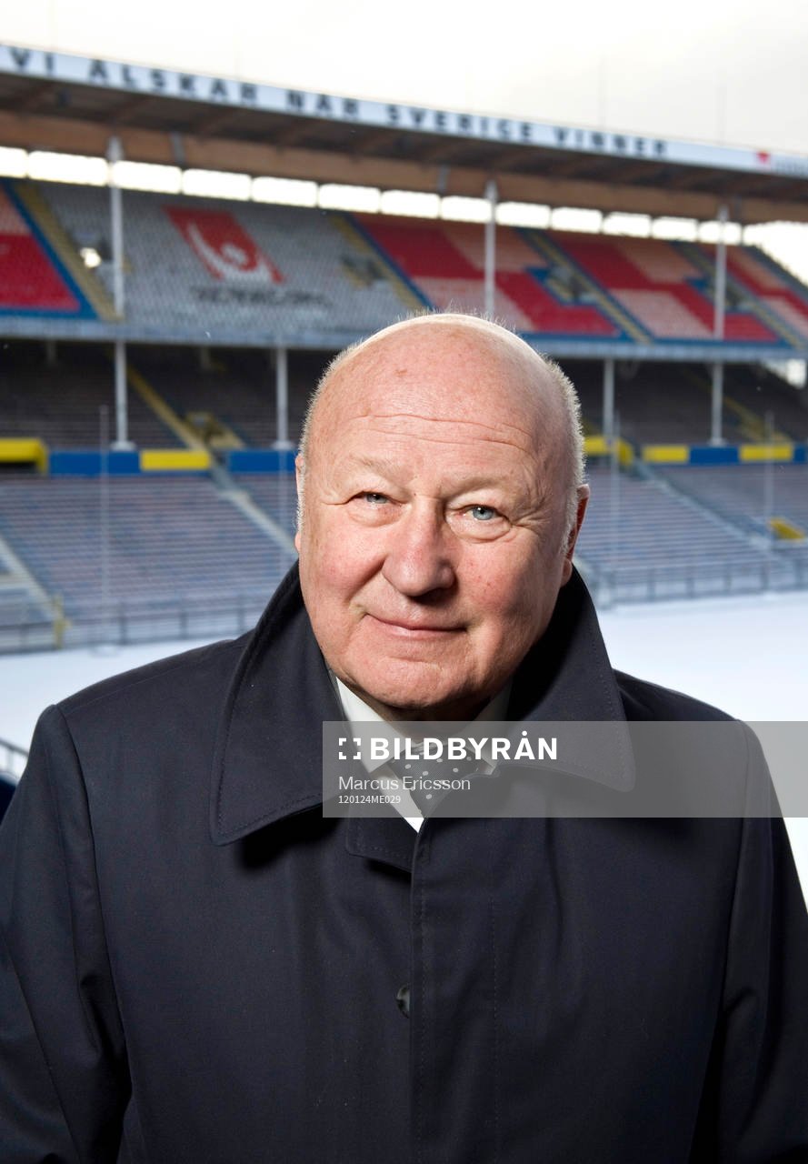  Lars-Åke Lagrell, avgående ordförande i Svenska Fotbollförbundet