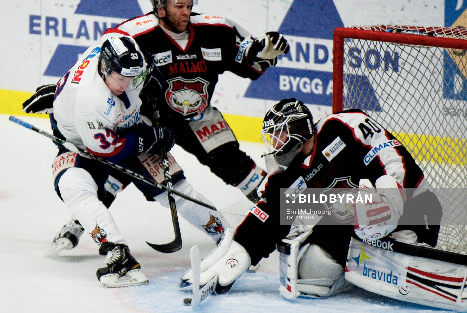 Johan Nilsson, Bofors mot Ponus Sjögren, Malmö