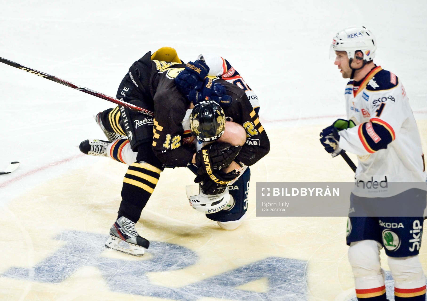 Patrik Nemeth, AIK och Christian Eklund, Djurgården.