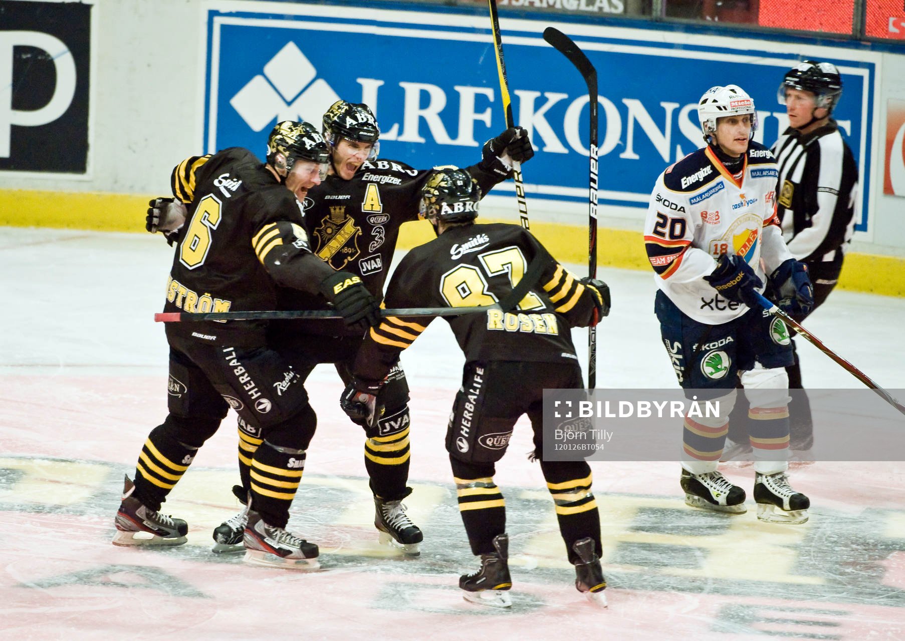 Dick Tärnström, Daniel Rudslätt, Robert Rosén, AIK,