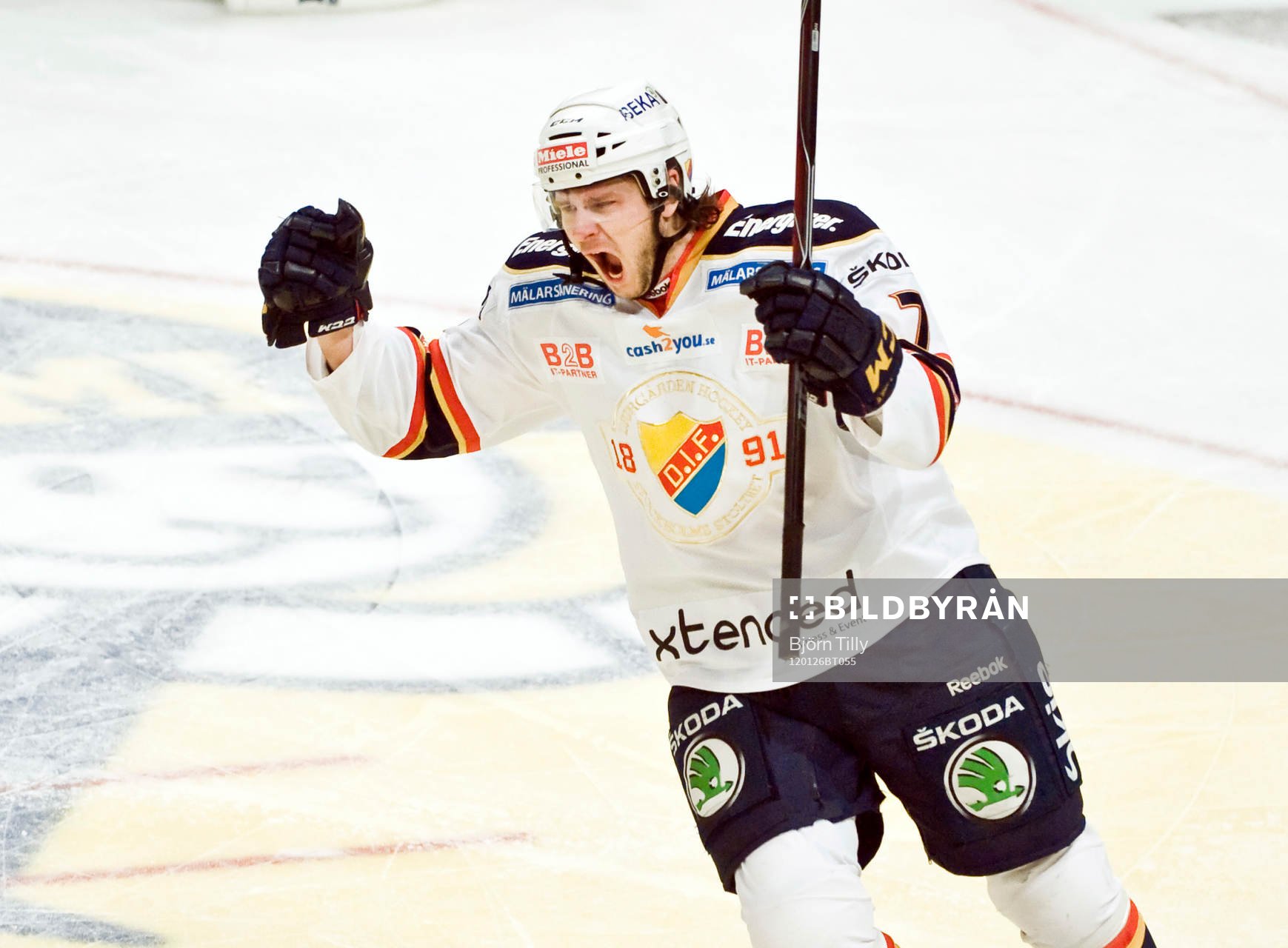 Andreas Holmqvist, Djurgården, jubel