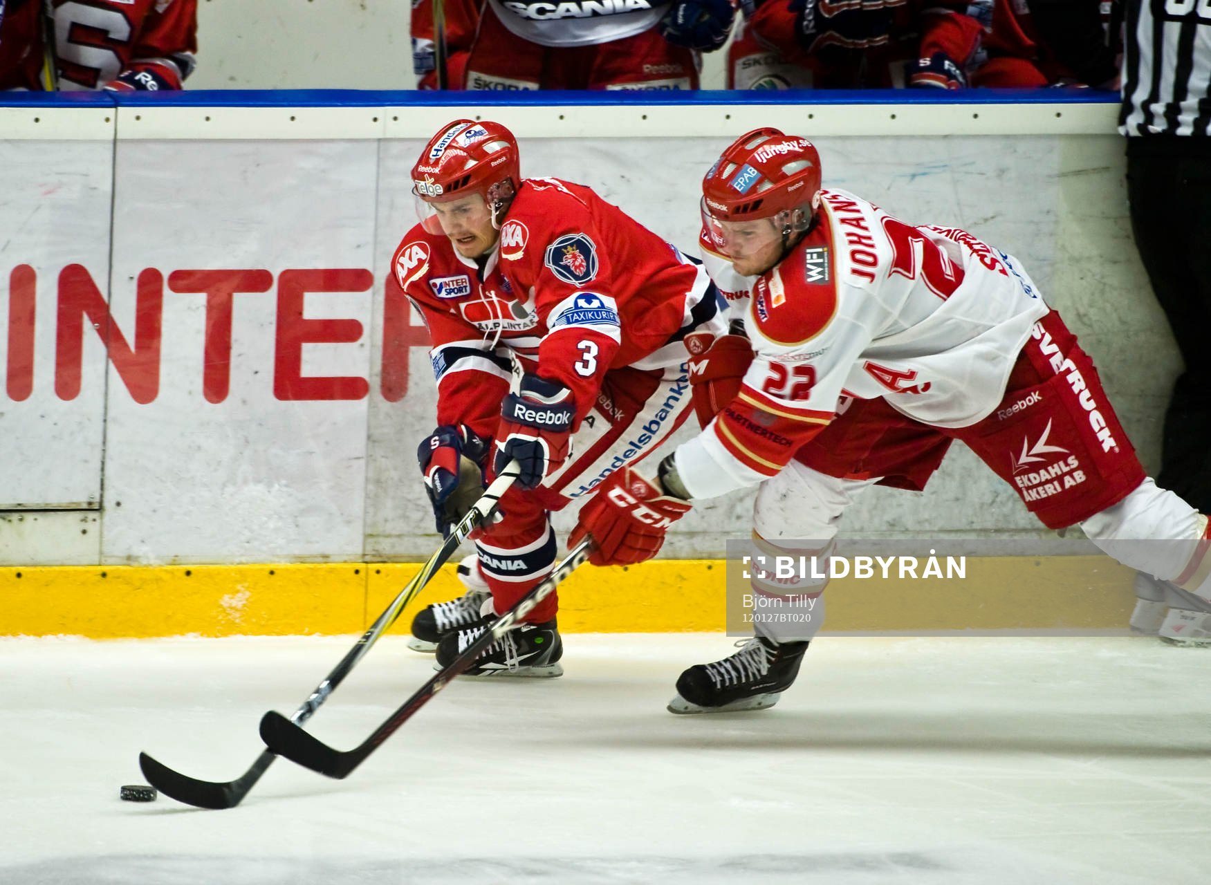 Gustav Björklund, Södertälje och Joel Johansson,
