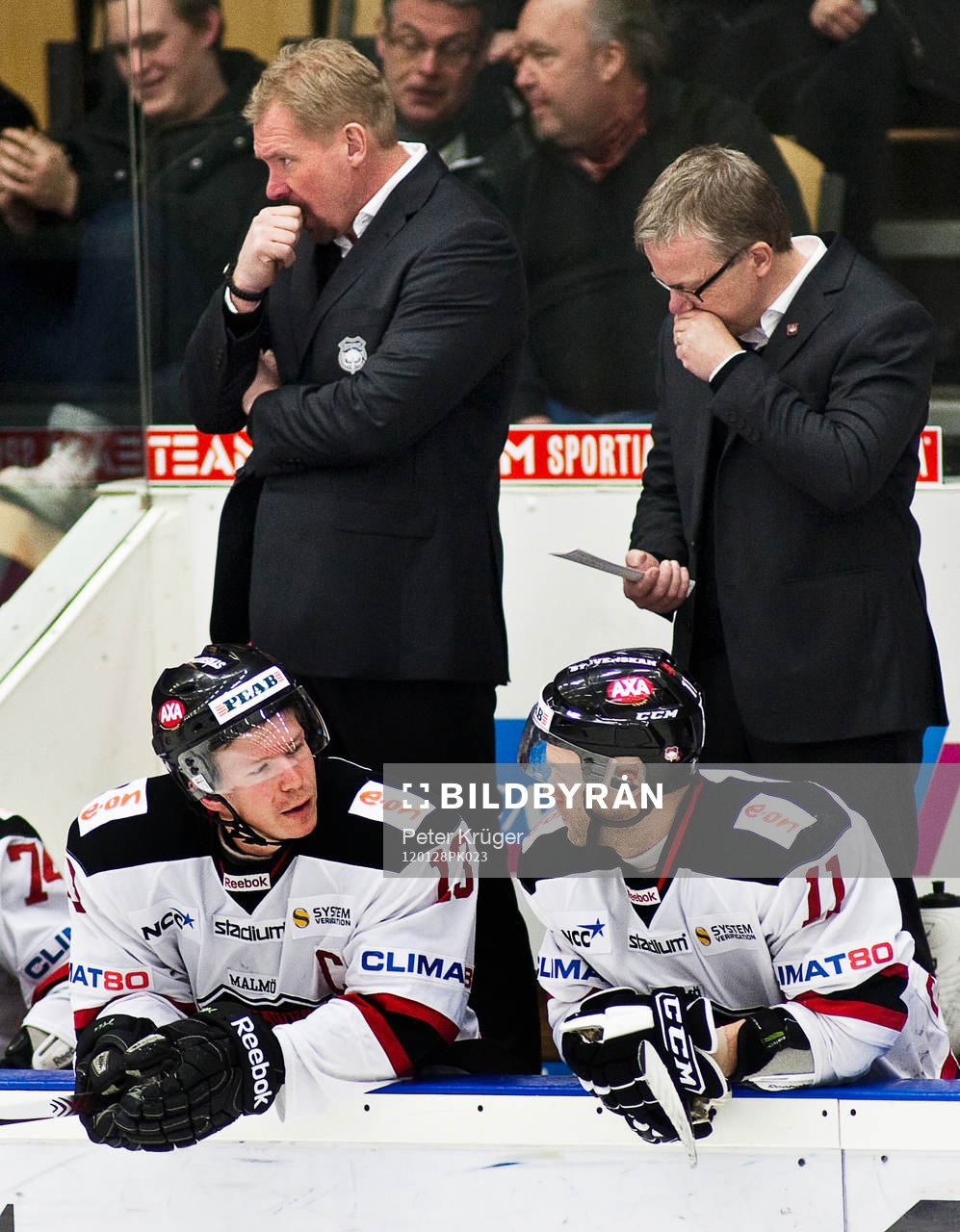 Ulf Taavola  och Patrik Sylvegård, tränare