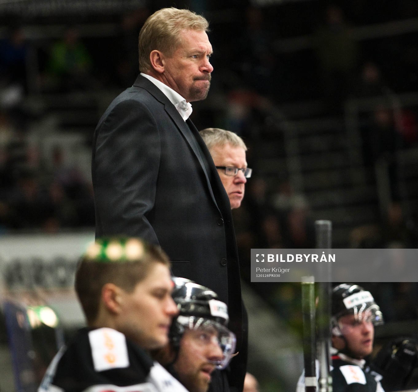 Patrik Sylvegård och Ulf Taavola, tränare