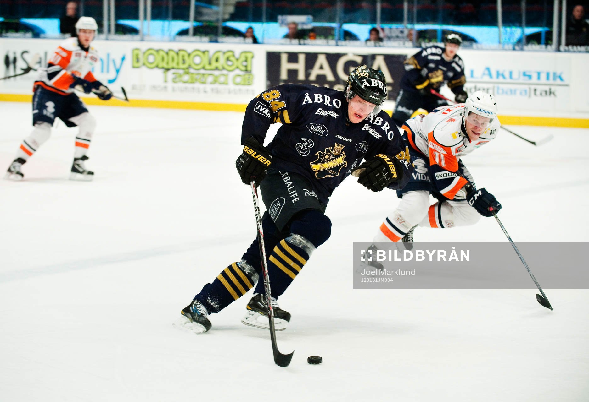 Patric Blomdahl, AIK, i ett anfall