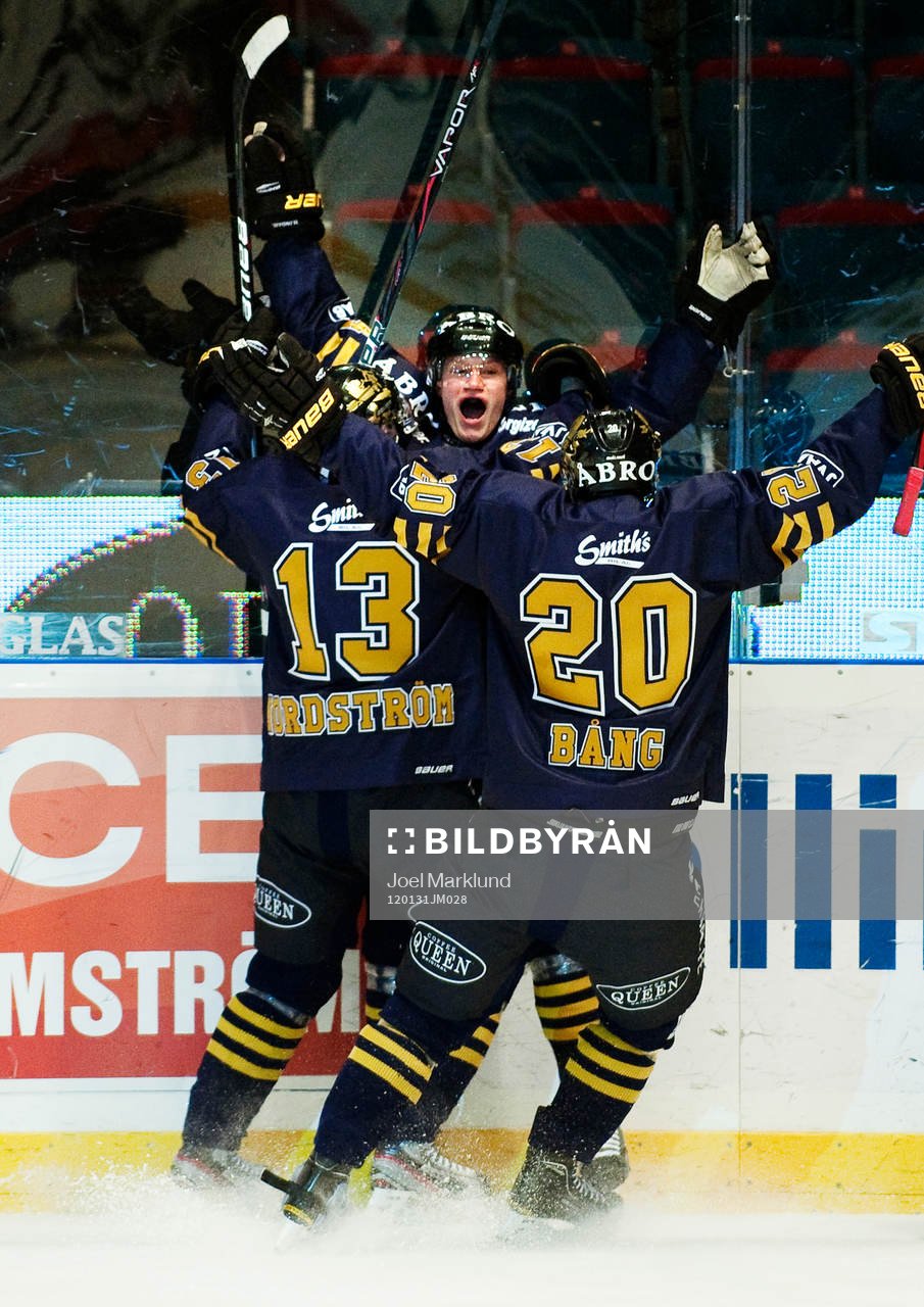 Joakim Nordström, Patric Blomdahl och Daniel Bång, AIK,