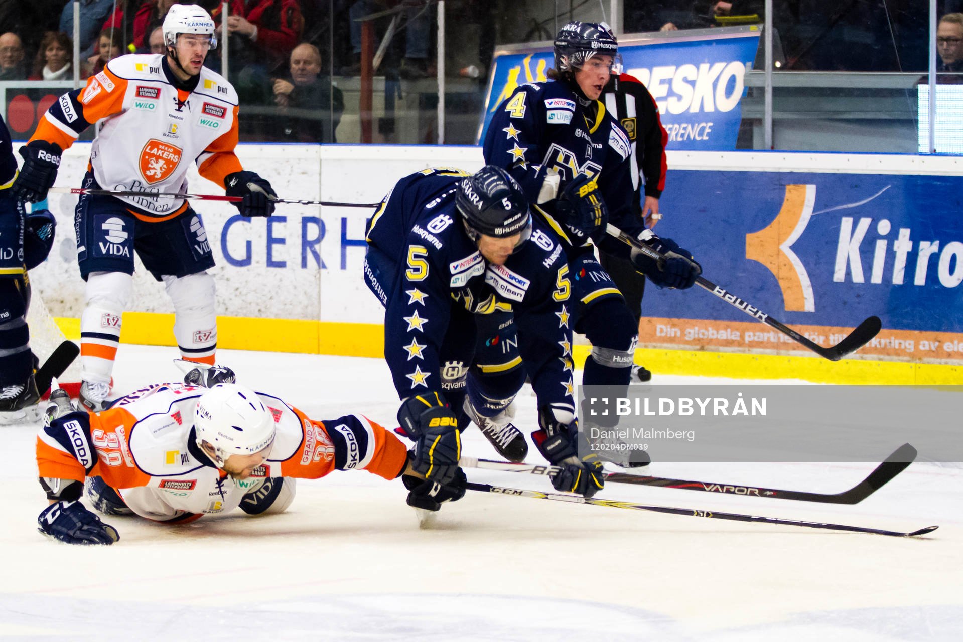 Peter Ölvecky,  Johan Markusson, Växjö, Mikko Luoma och