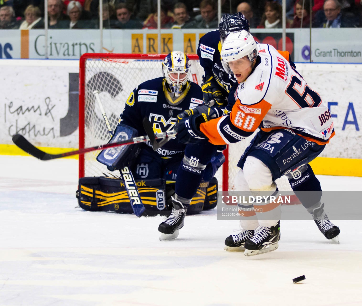 Erik Josefsson, Växjö, Daniel Larsson, målvakt, HV71