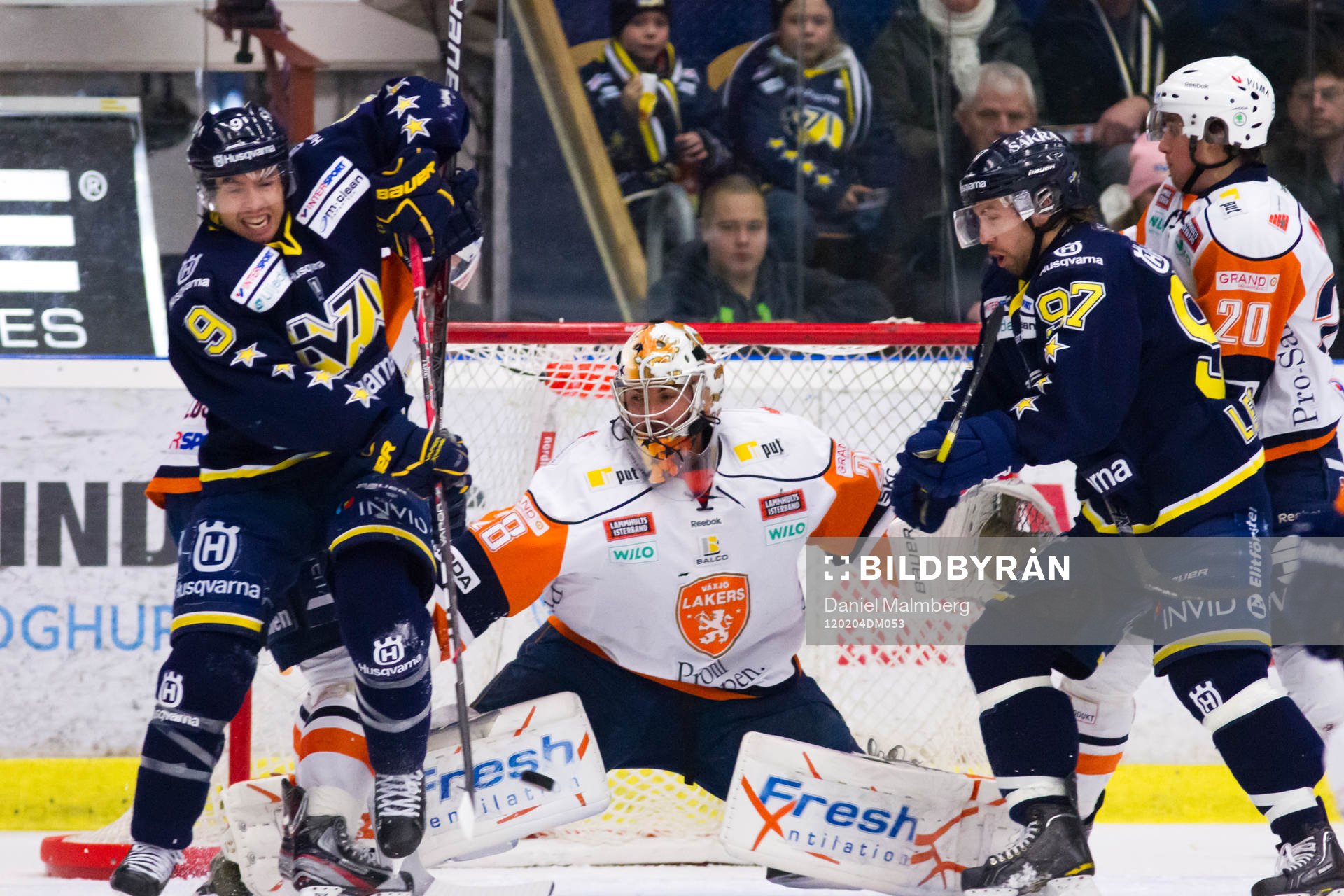 Jason Krog, HV71, Martin Gerber, målvakt, Växjö, Per