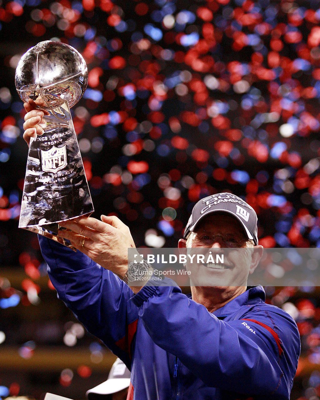 New York Giants - New England Patriots: Tom Coughlin,