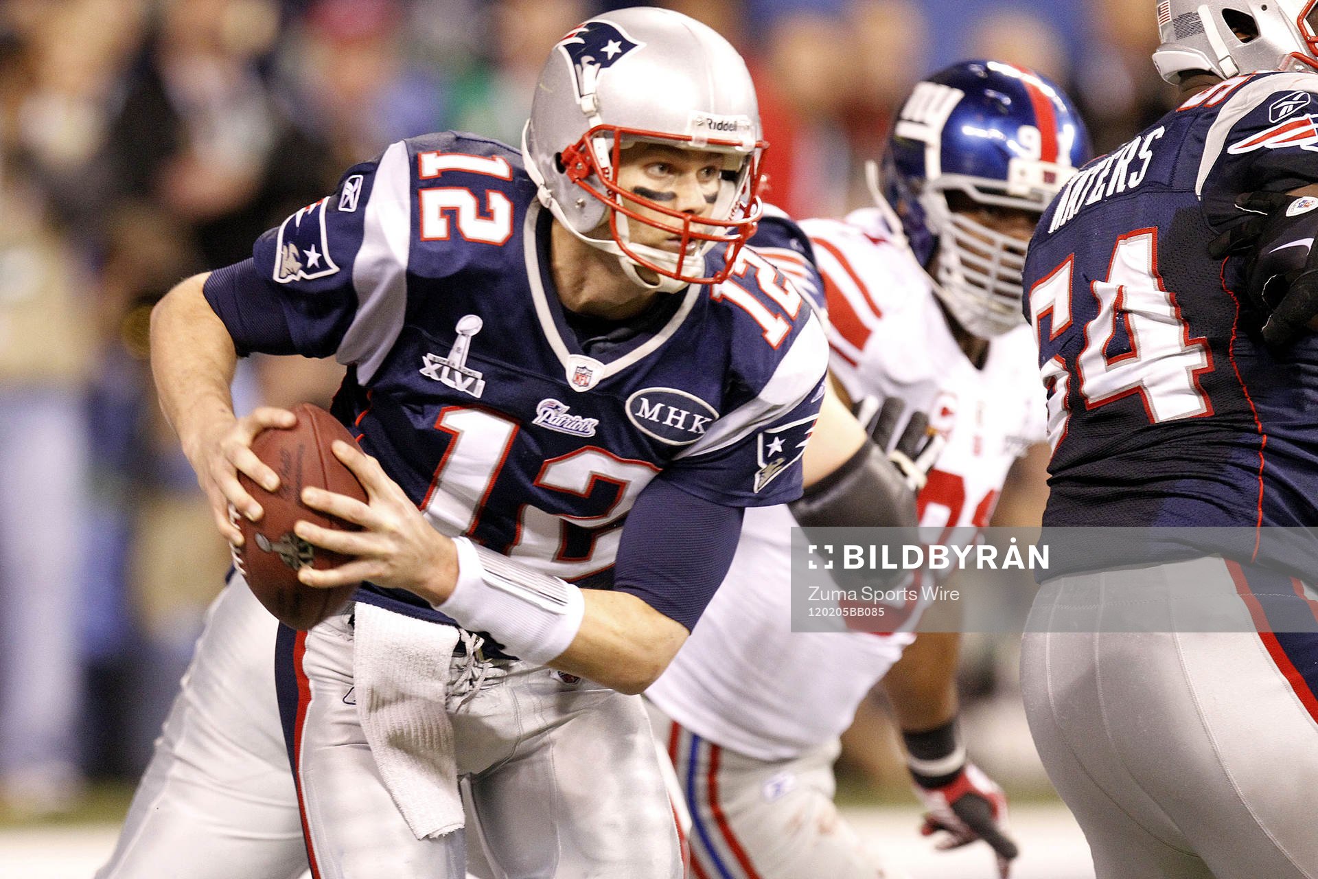 New York Giants - New England Patriots: Tom Brady (12, )New