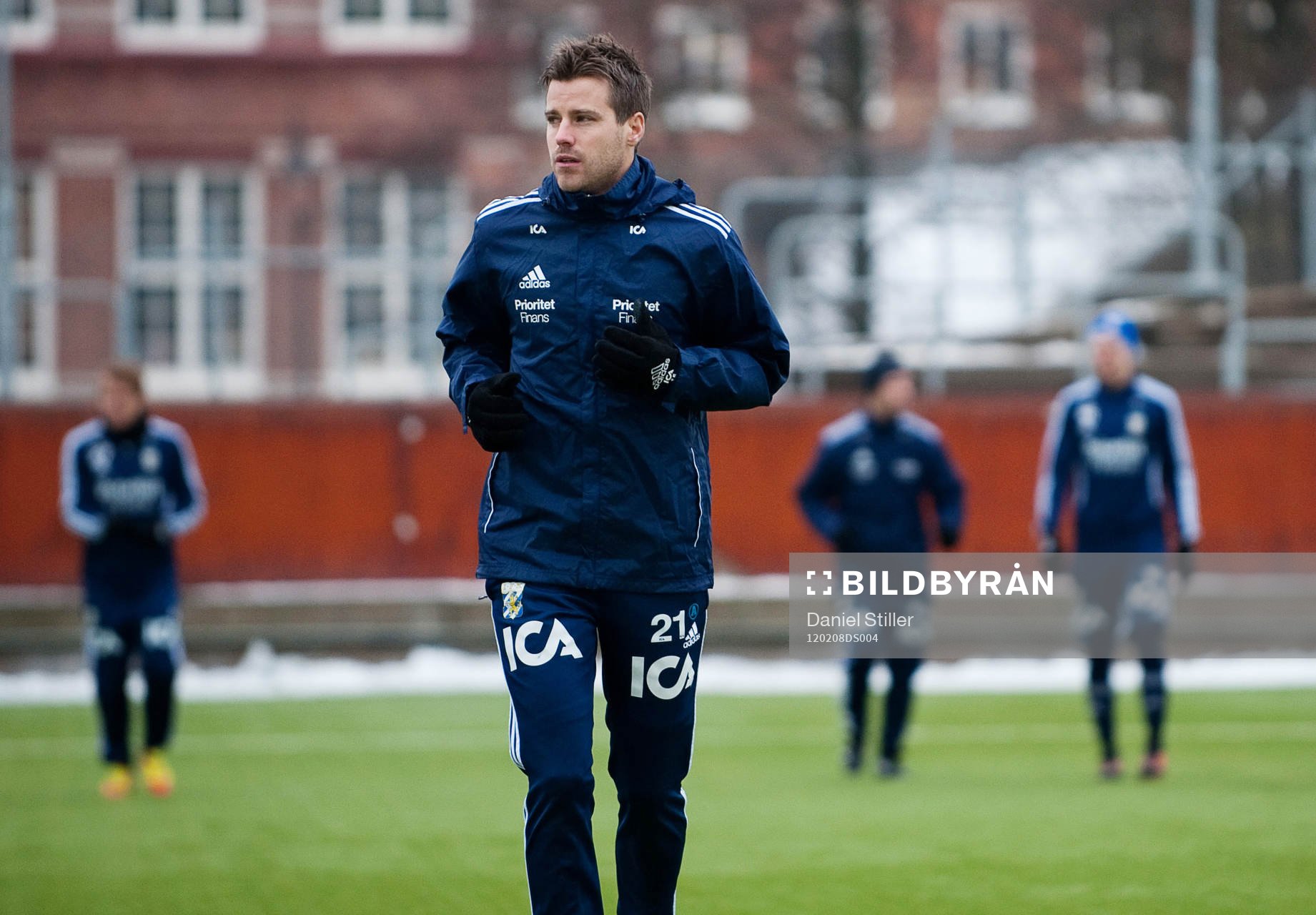Pontus Farnerud gör sin första träning