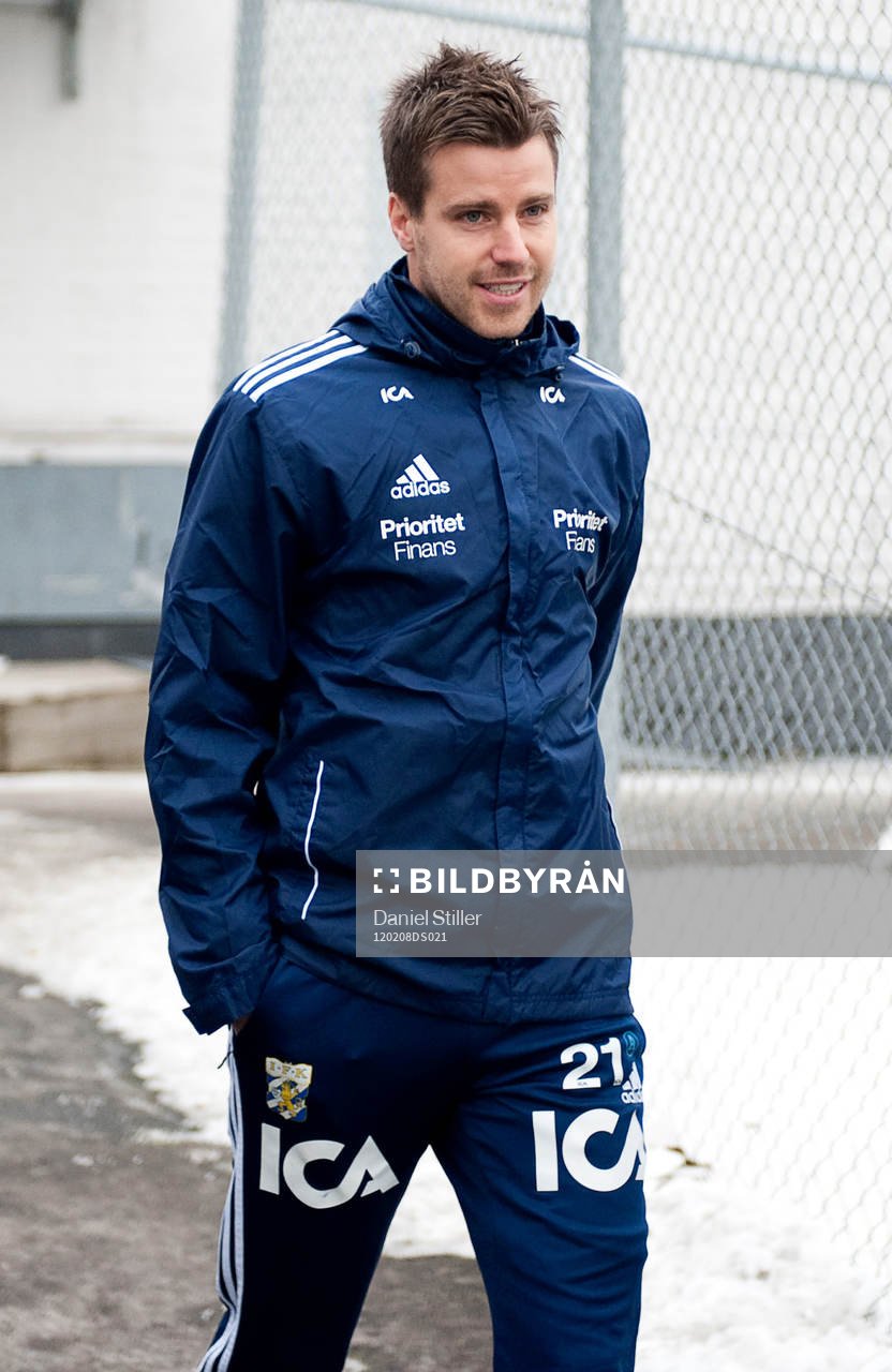 Pontus Farnerud gör sin första träning